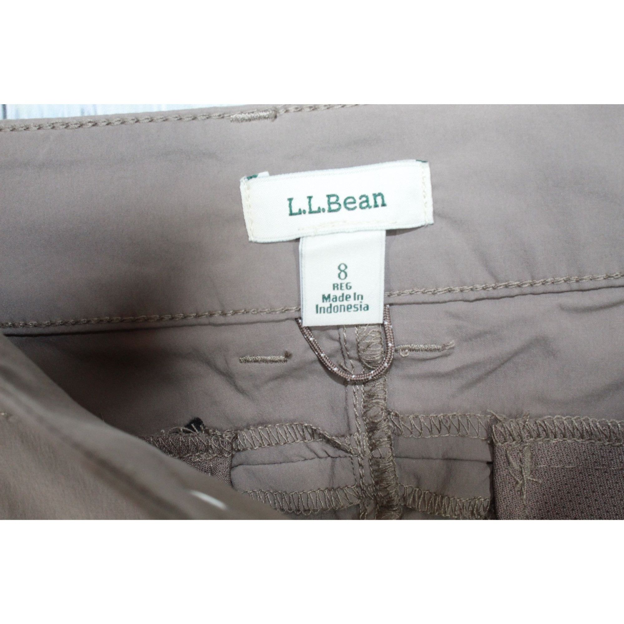 L.L. Bean LL Bean Womens Toasted Almond Straight Leg Trail Pants 8 Size 30" / US 8 / IT 44 - 3 Thumbnail