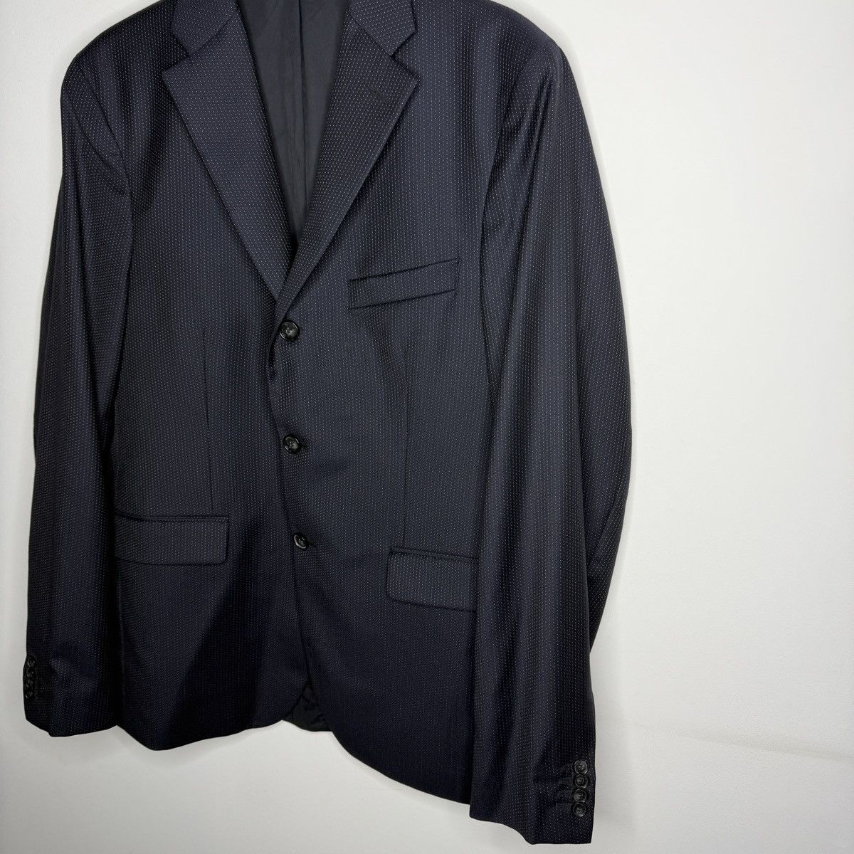 Acne Studios Acne Studios J Dot AW13 Suit Blazer + Pants Wool Navy Size 46R - 3 Thumbnail