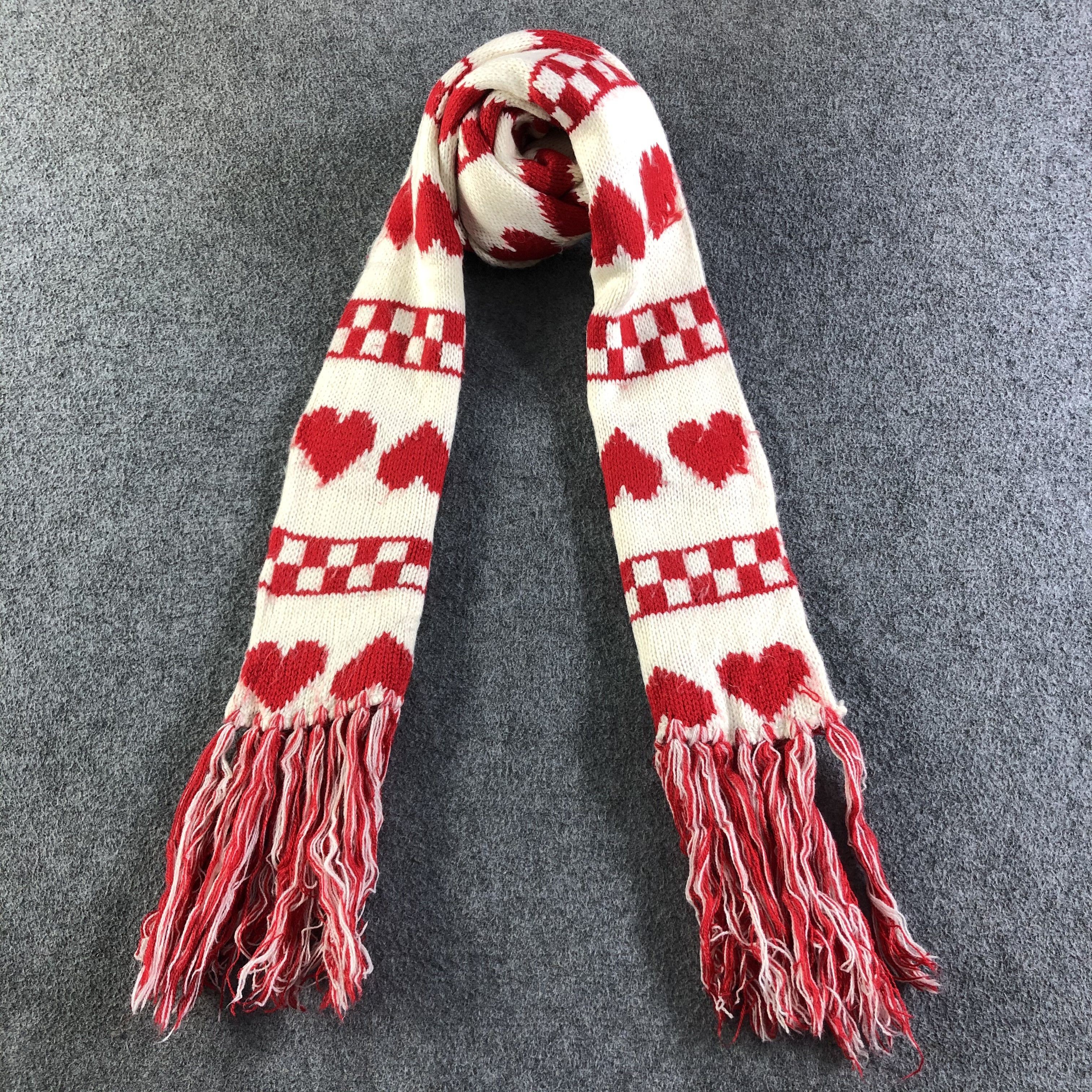 Vintage Vintage Love Scarf / Muffler / Neckwear P137 Size ONE SIZE - 1 Thumbnail