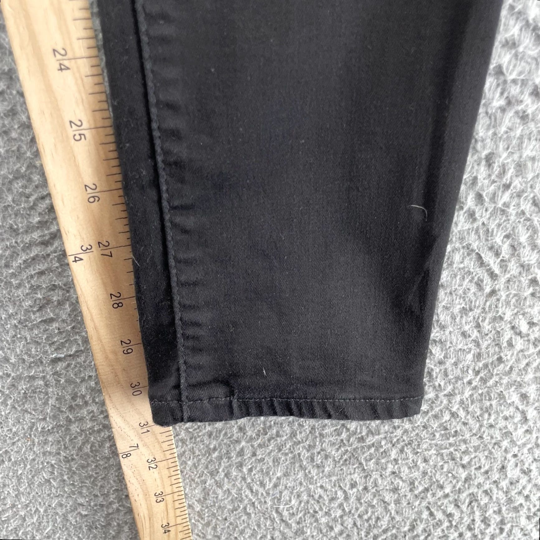 Levi's Levi's 721 Jeans Women 31x31 Black High Rise Skinny 90s Indie Sleaze Grunge Denim Slim Modern Style Womens Jeans Size 24" / US 00 / IT 34 - 3 Thumbnail