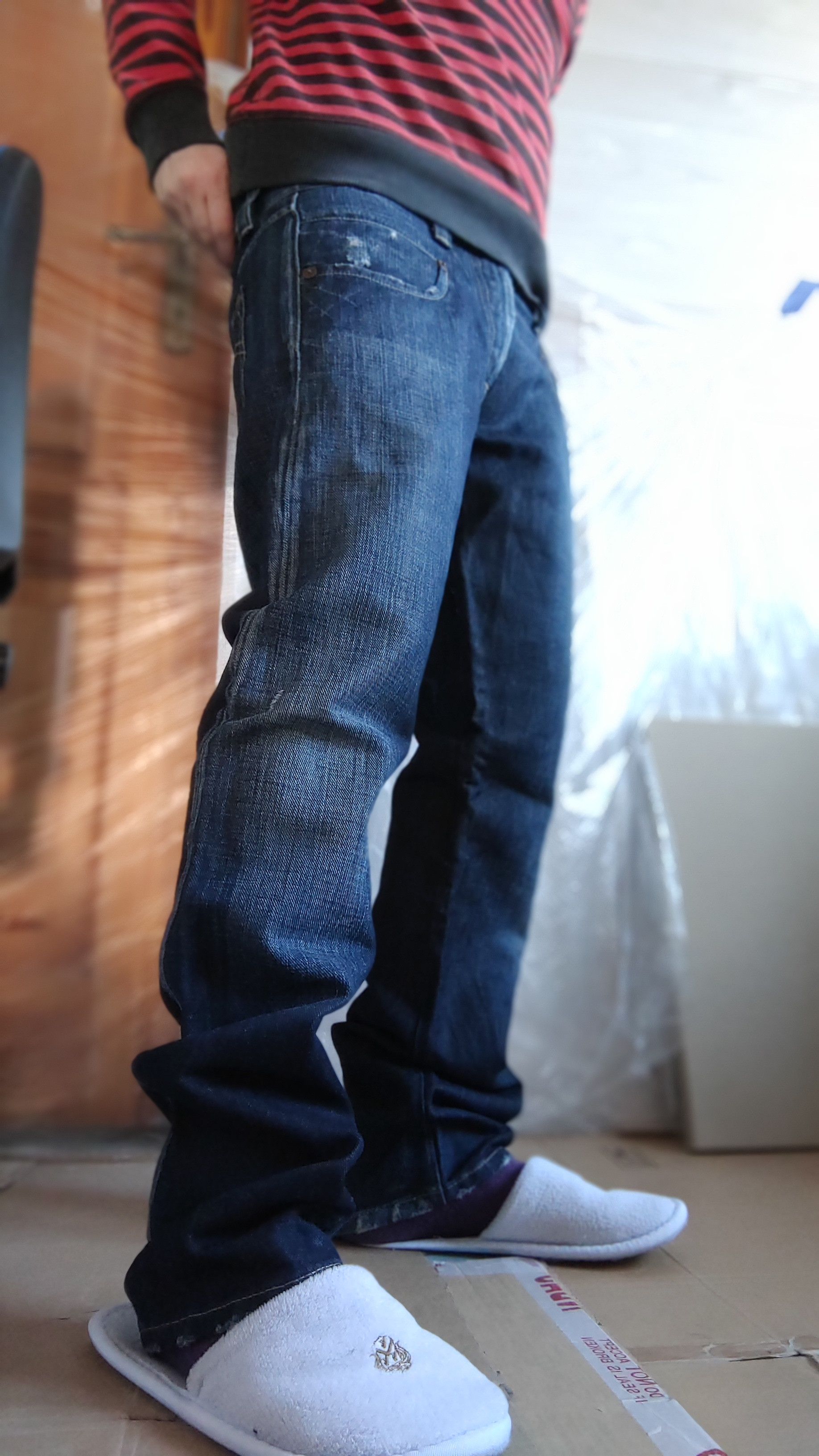 G-Star Stacked Mid Skinny Pants Flared Alt Neo Denim 3301 Size US 33 - 8 Thumbnail