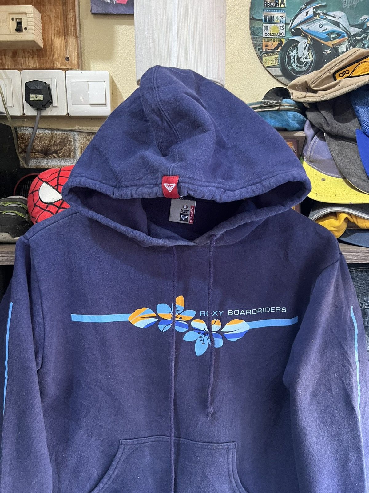 Quiksilver 🔥Roxy Boardriders Pullover Cropped Hoodie Size US S / EU 44-46 / 1 - 3 Thumbnail