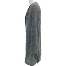 Yohji Yamamoto Yohji Yamamoto Pour Homme Soft Tweed Asymmetrical Coat Size US L / EU 52-54 / 3 - 2 Thumbnail