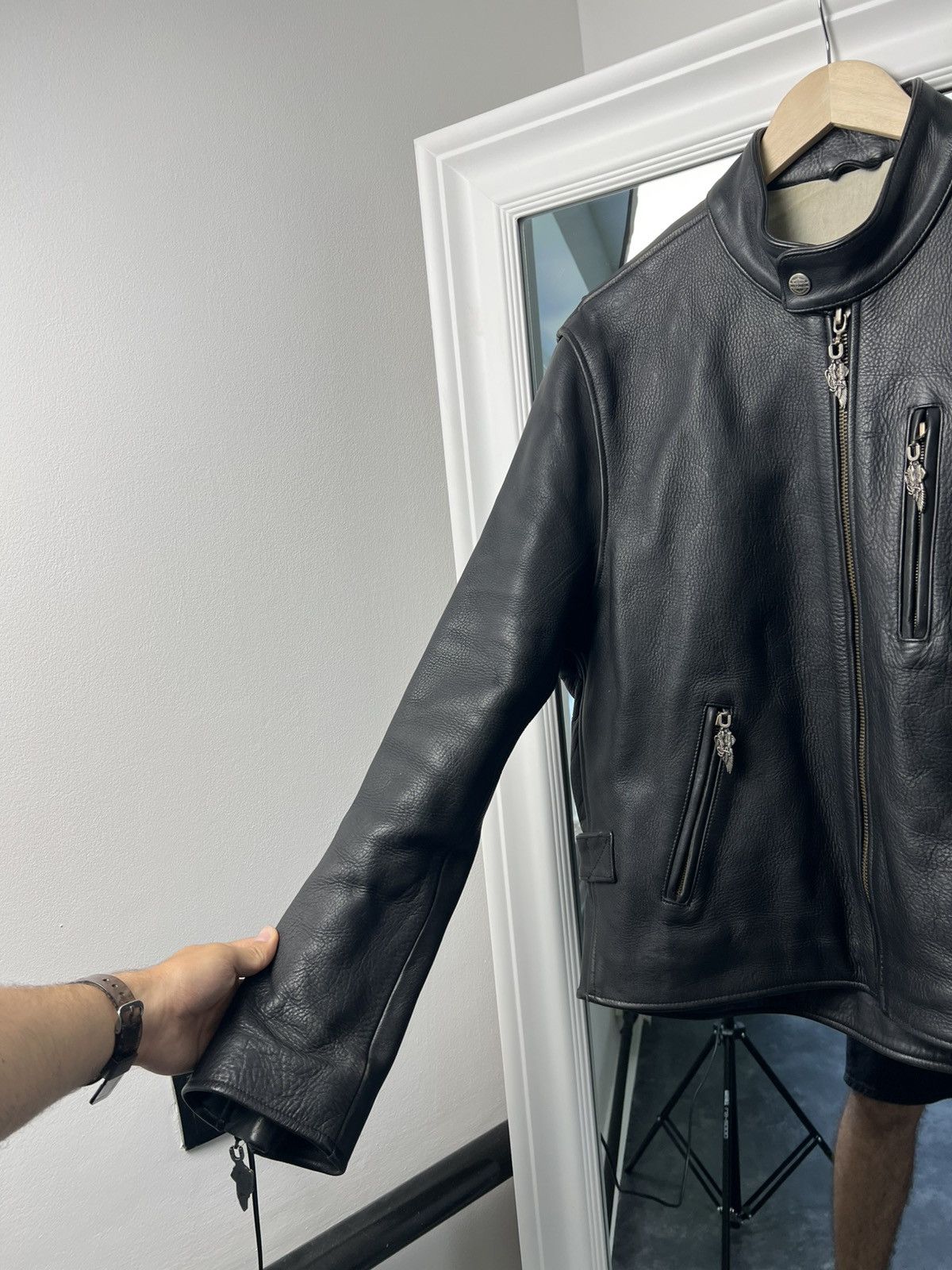 Harley Davidson Harley-Davidson Vintage Leather Jacket Size L USA Black Size US L / EU 52-54 / 3 - 14 Thumbnail