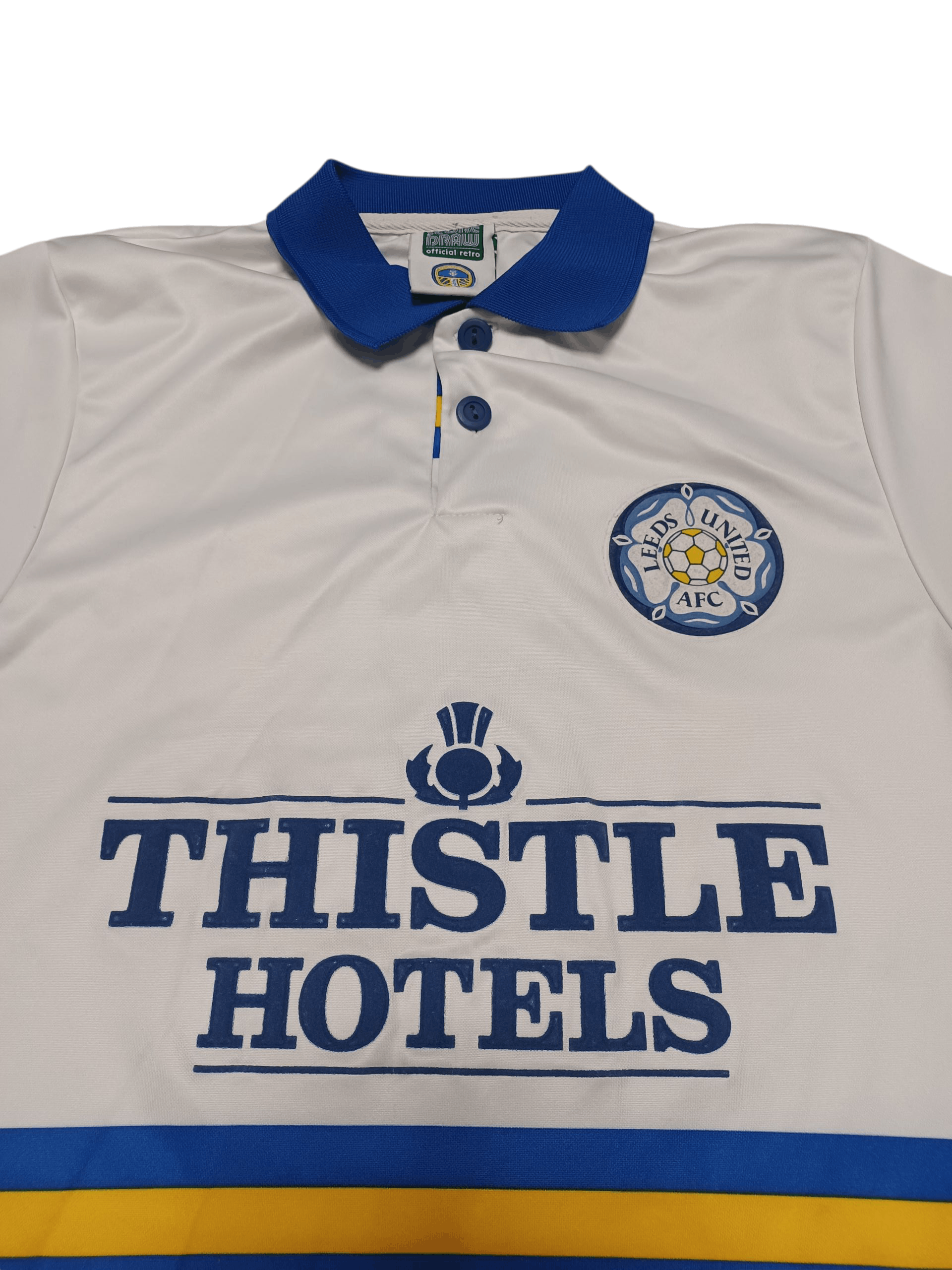Other LEEDS UNITED VINTAGE 1993/1995 SCORE DRAW SOCCER JERSEY Size US M / EU 48-50 / 2 - 2 Thumbnail