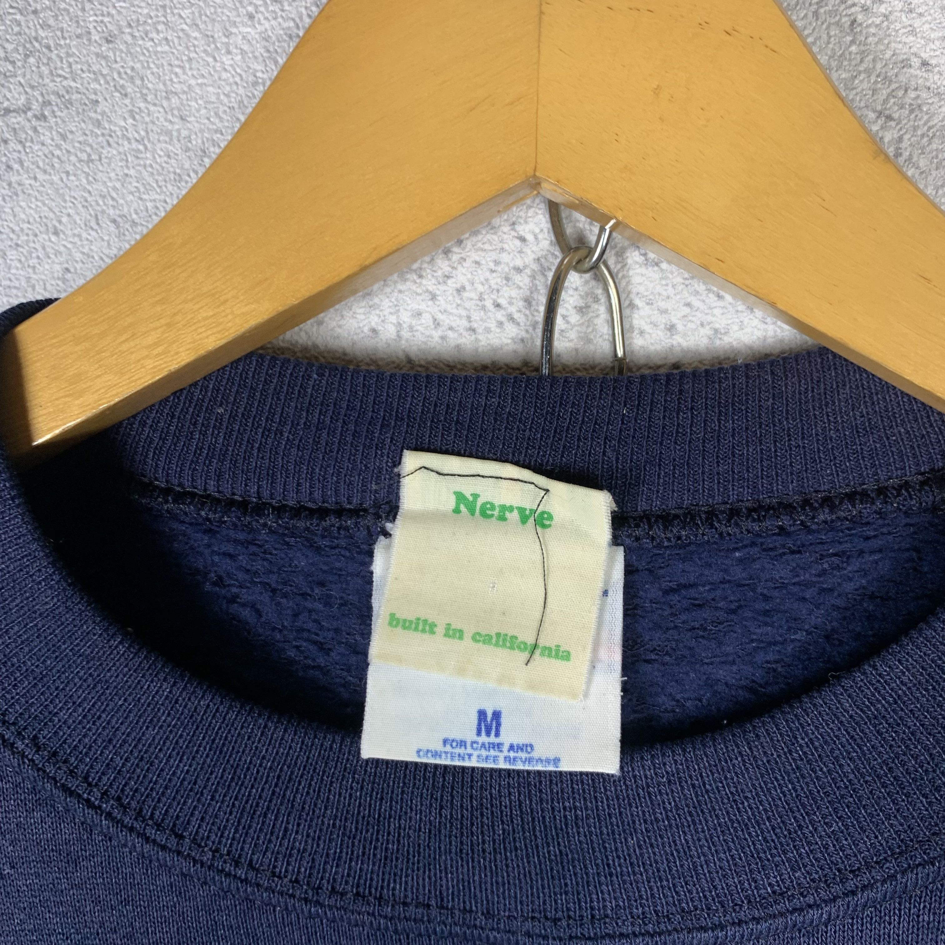 Vintage Vintage The Nerve Los Angeles Streetwear Sweatshirt Crewneck Size US M / EU 48-50 / 2 - 5 Thumbnail