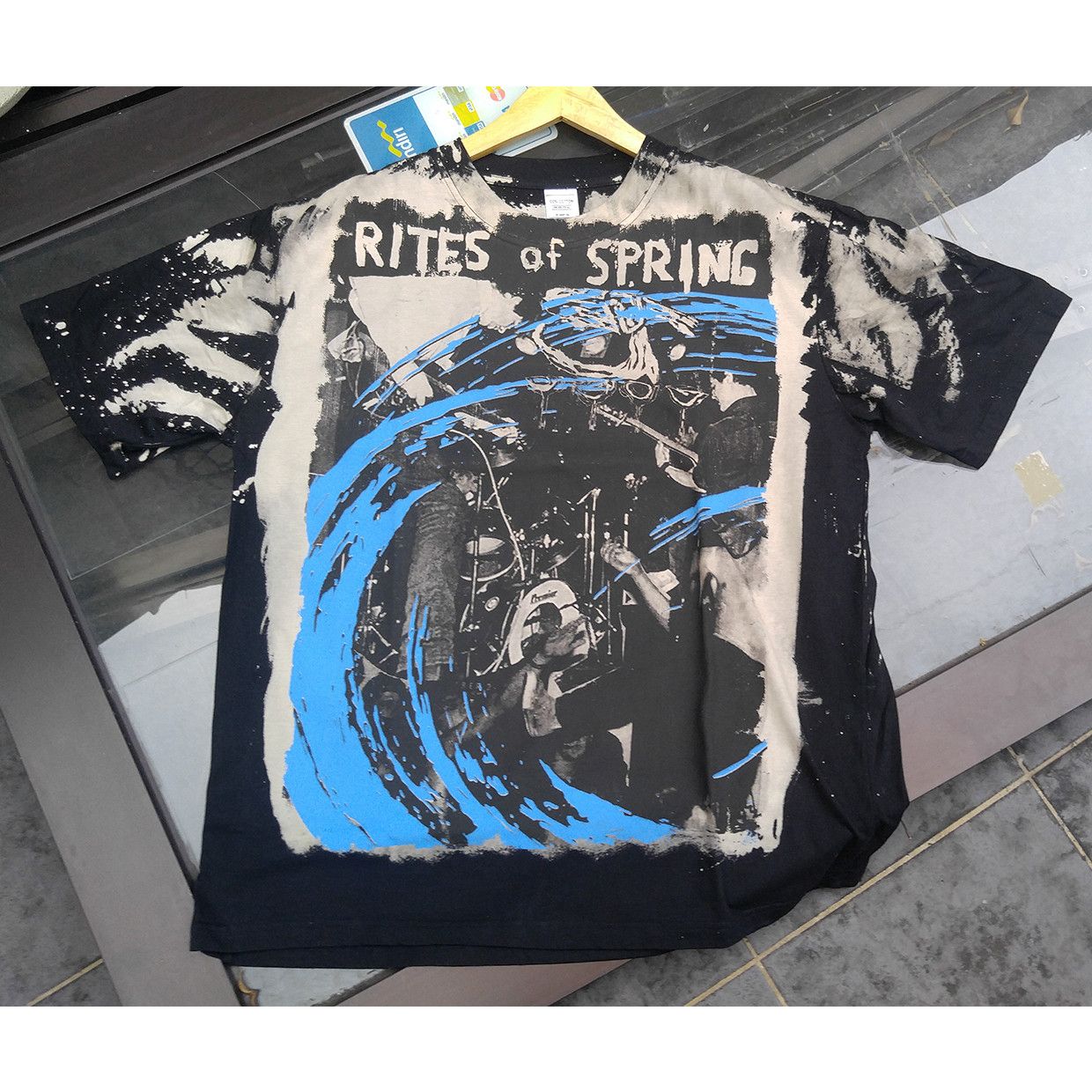Band Tees Rock T Shirt Rites of spring acid wash tee Grailed