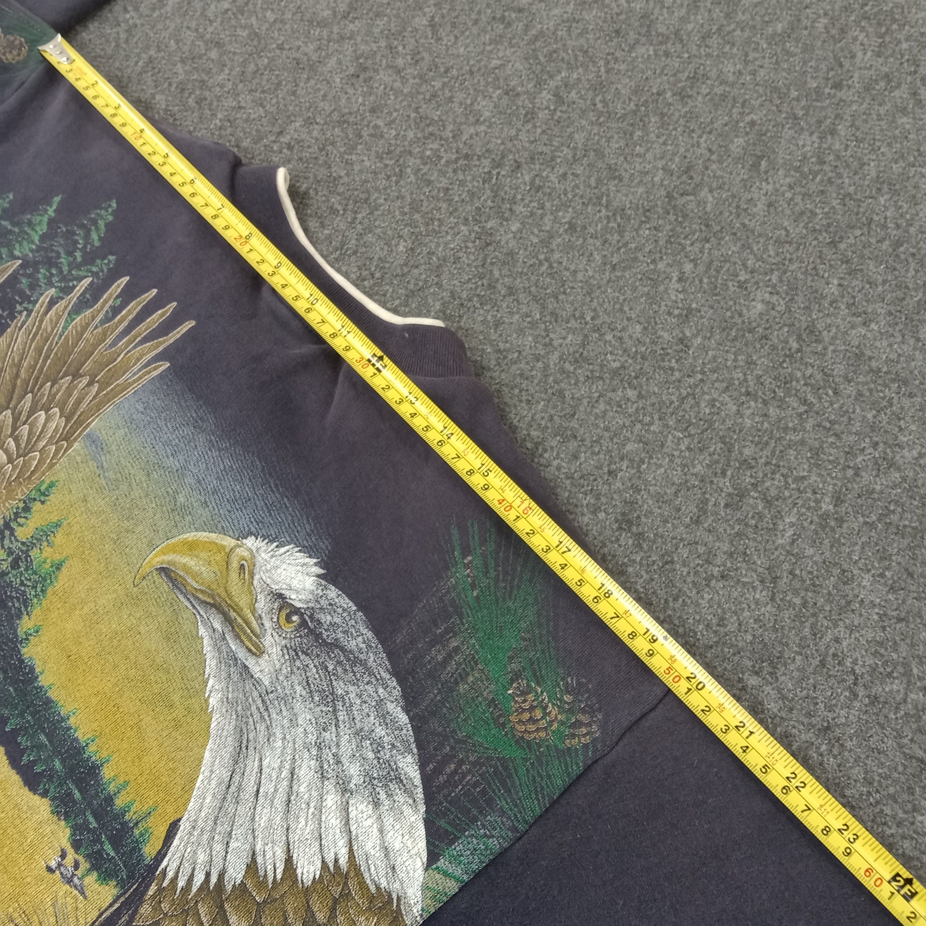 Vintage ABC The Eagle Art Design Full Print Sweatshirt C216N15 Size US M / EU 48-50 / 2 - 8 Thumbnail