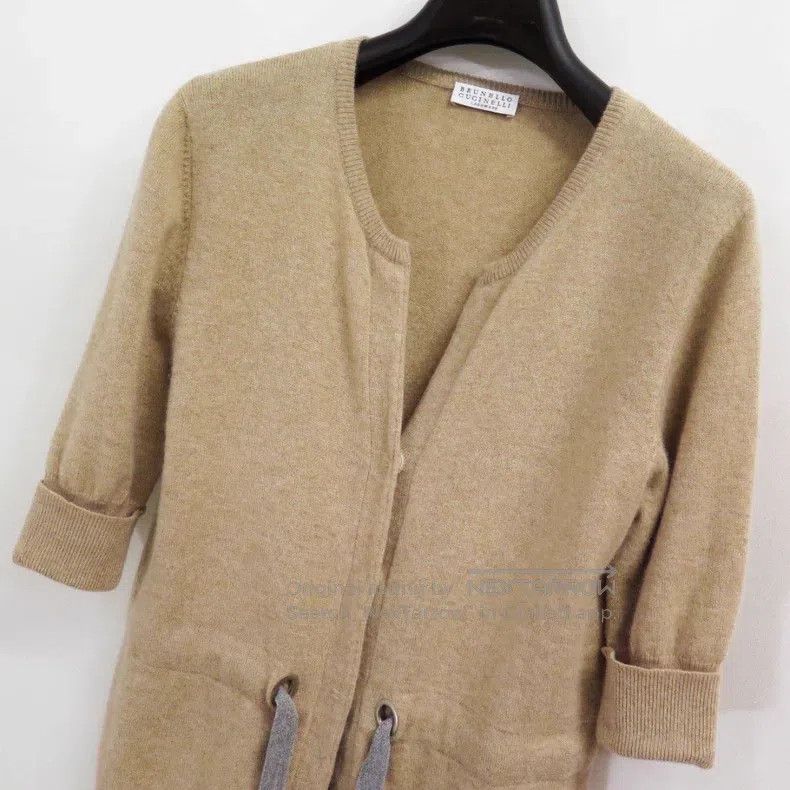 Brunello Cucinelli Brunello Cucinelli Cashmere Knit Top Size M / US 6-8 / IT 42-44 - 3 Thumbnail