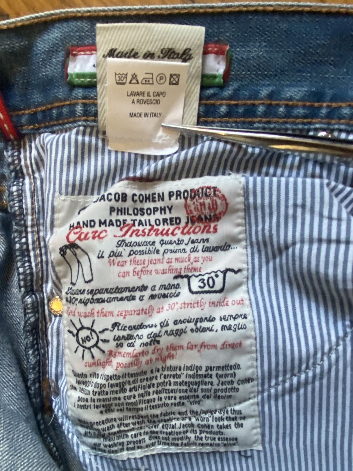 Jacob Cohen Jacob Cohen Handmade Italian Denim Jeans Pants Size US 40 / EU 56 - 14 Thumbnail