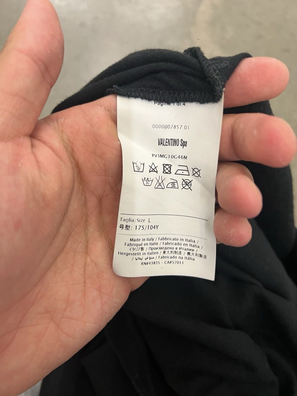 Valentino Valentino Men's Black Star Design Casual Shirt Size Large Size US L / EU 52-54 / 3 - 6 Thumbnail
