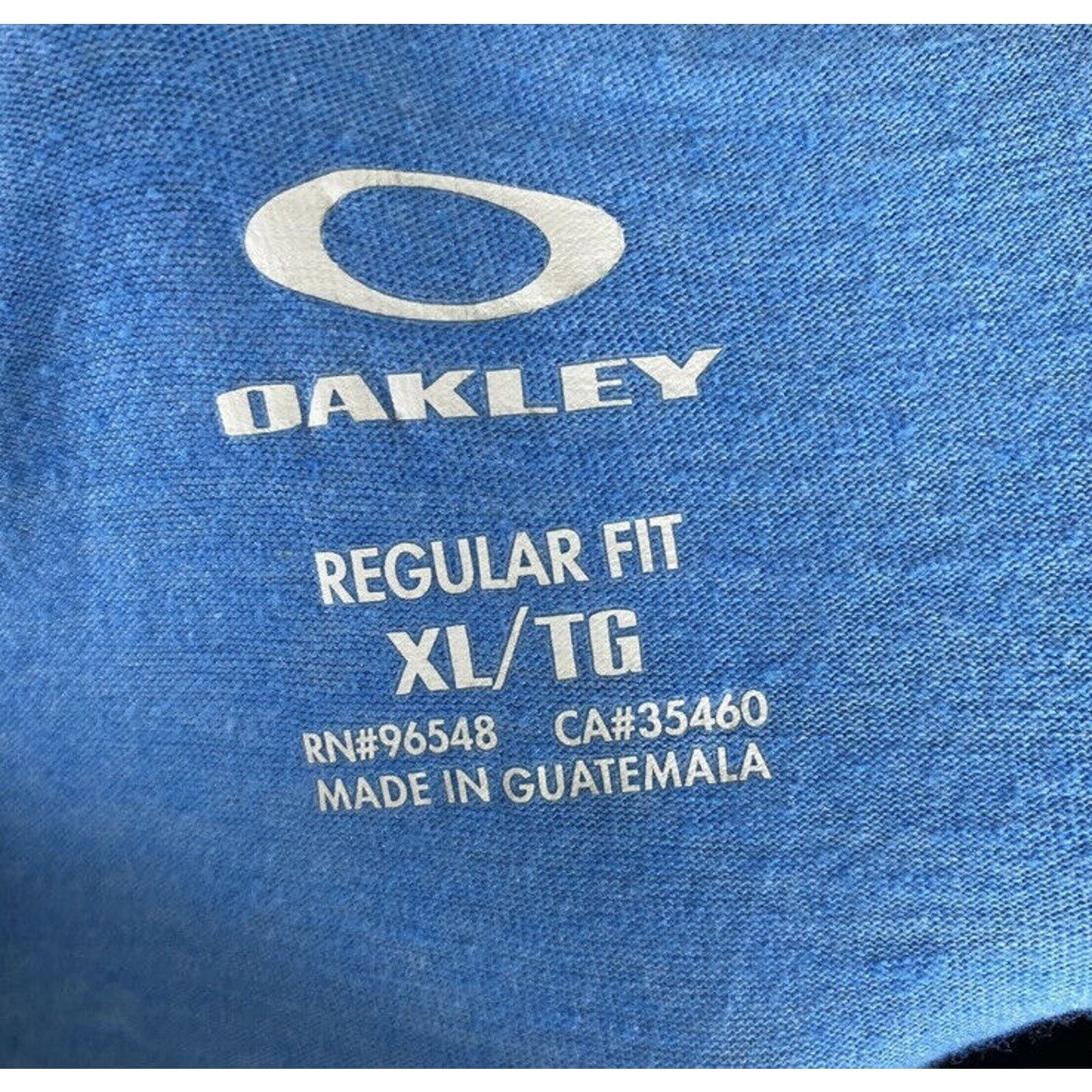 Oakley Oakley California Postcard Short Sleeve Blue Graphic T Shirt Size US XL / EU 56 / 4 - 3 Thumbnail
