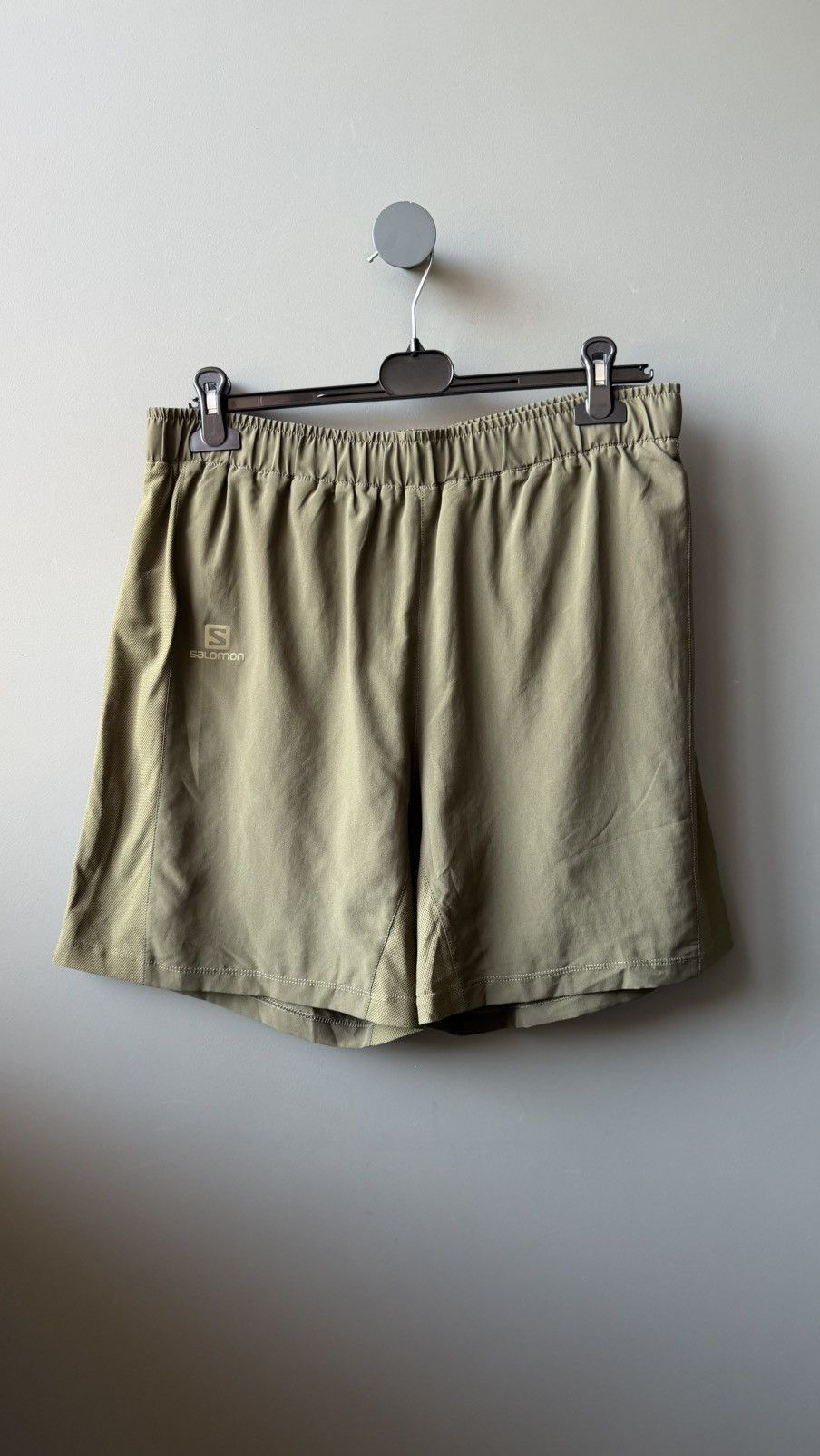 Salomon Salomon Cross Trail Olive Shorts Size L Size US 35 - 1 Thumbnail