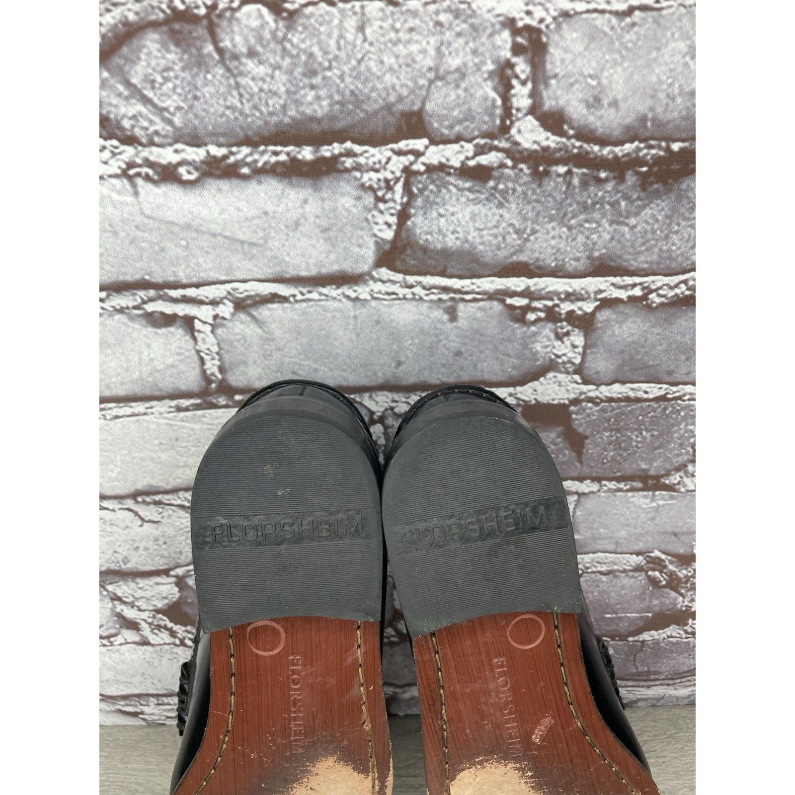 Florsheim Florsheim 1892 Black Leather Slip On Penny Loafers Dress Sho Size US 9 / EU 42 - 23 Thumbnail