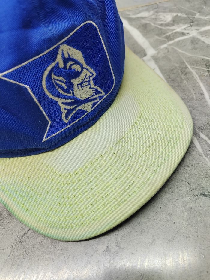 NBA Vintage Duke Blue Devil Cap Hat (Distressed & Defect) Size ONE SIZE - 7 Thumbnail