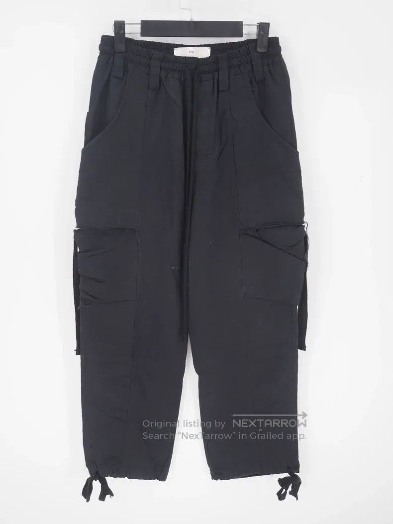 Song For The Mute Song For The Mute Black ribbon long pants Size US 32 / EU 48 - 1 Thumbnail