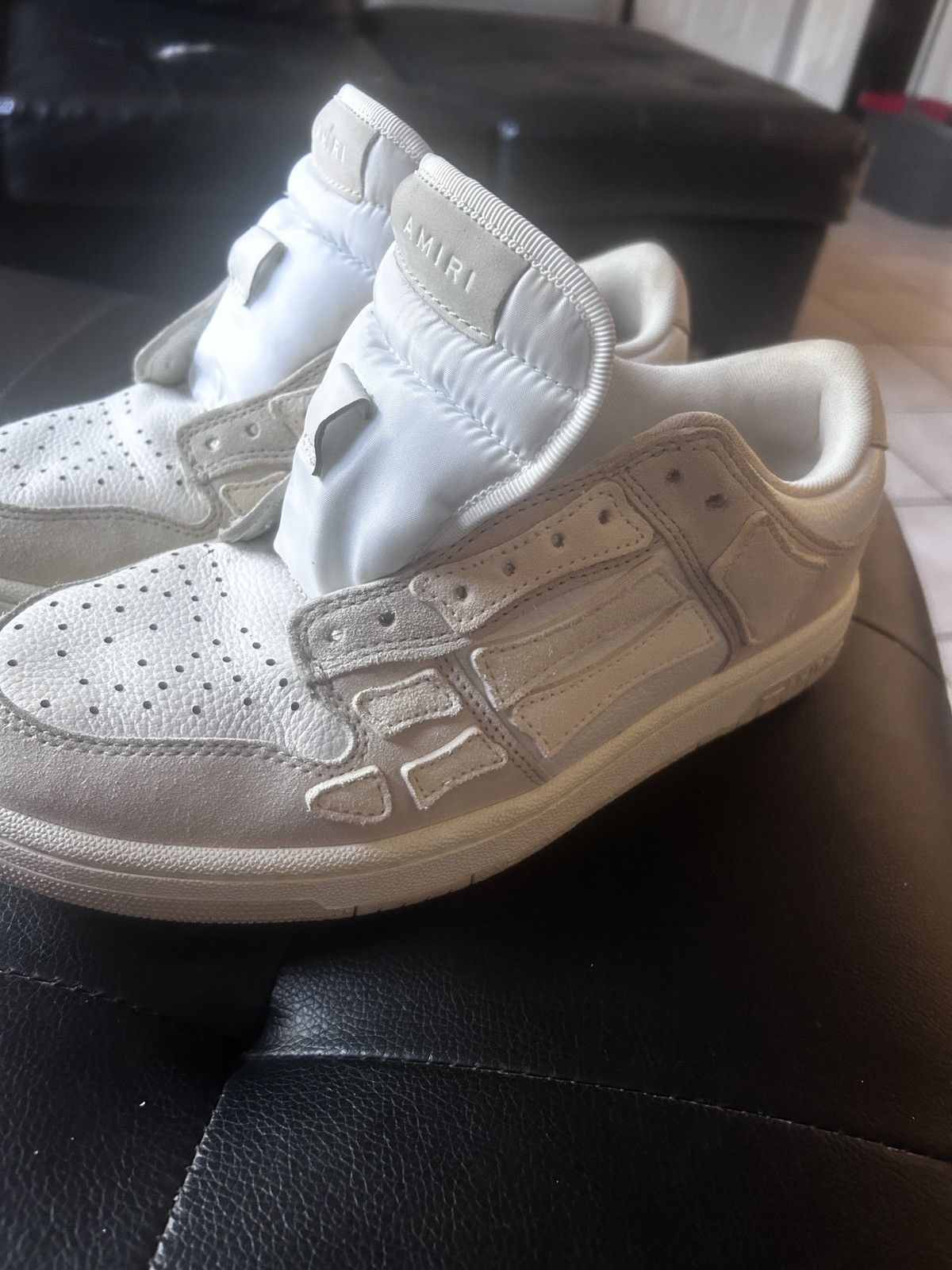 Amiri Amiris White Skeleton Size US 8 / EU 41 - 2 Thumbnail