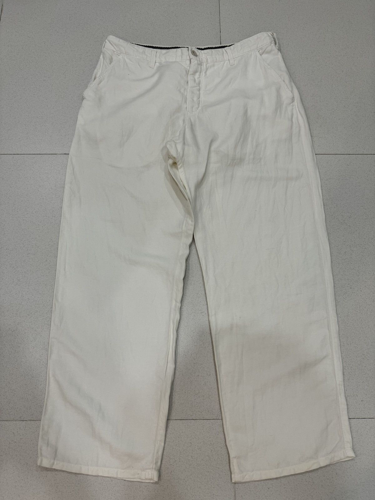 Emporio Armani Vintage Armani Hemp Pants Size US 36 / EU 52 - 1 Thumbnail