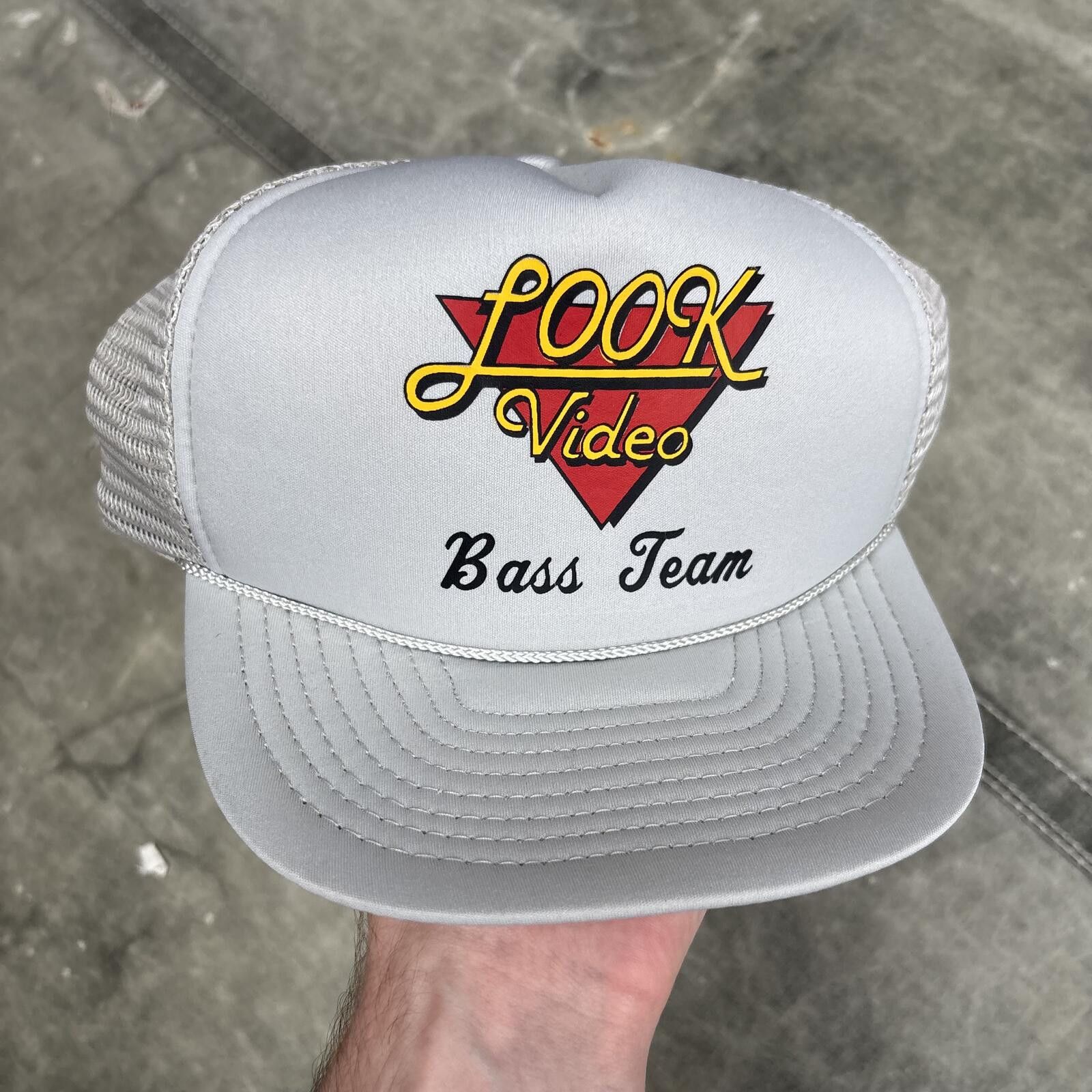 Vintage Vintage 80s 90s Look Video Bass Fishing Rope Trucker Hat Size ONE SIZE - 1 Thumbnail