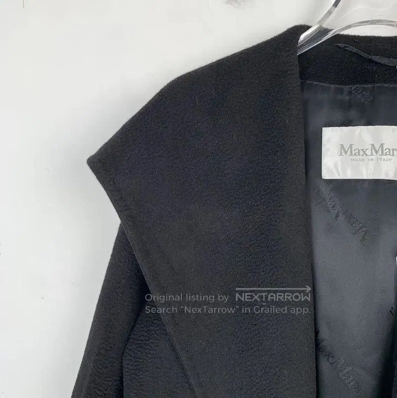 Max Mara MaxMara Black Cashmere Women's Coat . Size M / US 6-8 / IT 42-44 - 3 Thumbnail