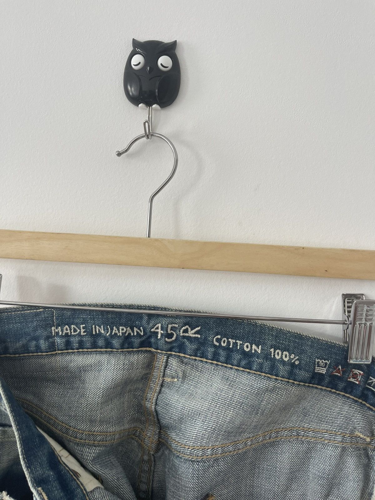 45rpm Rare Vintage 45RPM Hidden Rivets Selvedge Button Fly Shorts Size US 26 / EU 42 - 11 Thumbnail