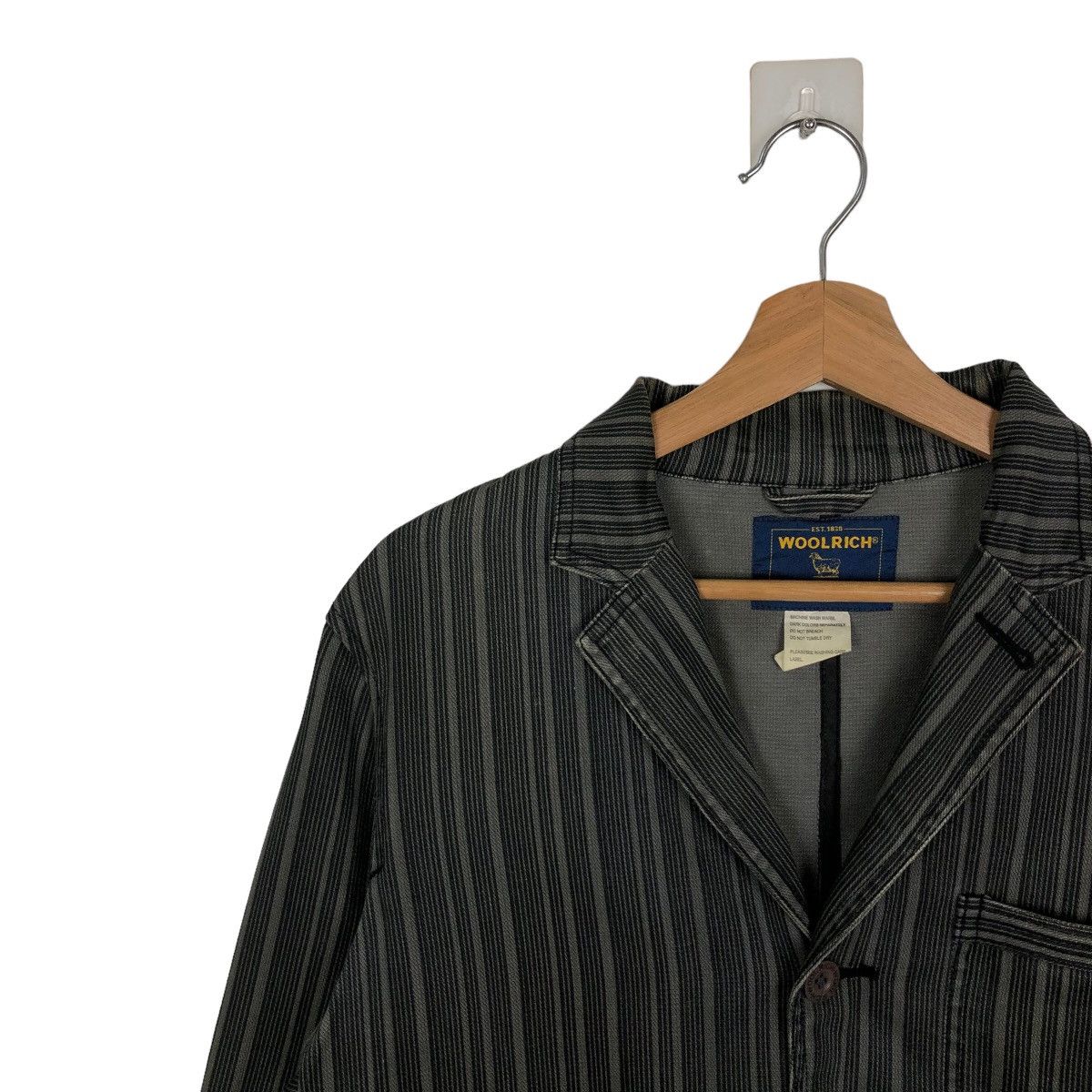 Woolrich Woolen Mills VINTAGE HIKORY CHORE WORK JACKET WOOLRICH JAPAN MADE Size US M / EU 48-50 / 2 - 6 Thumbnail