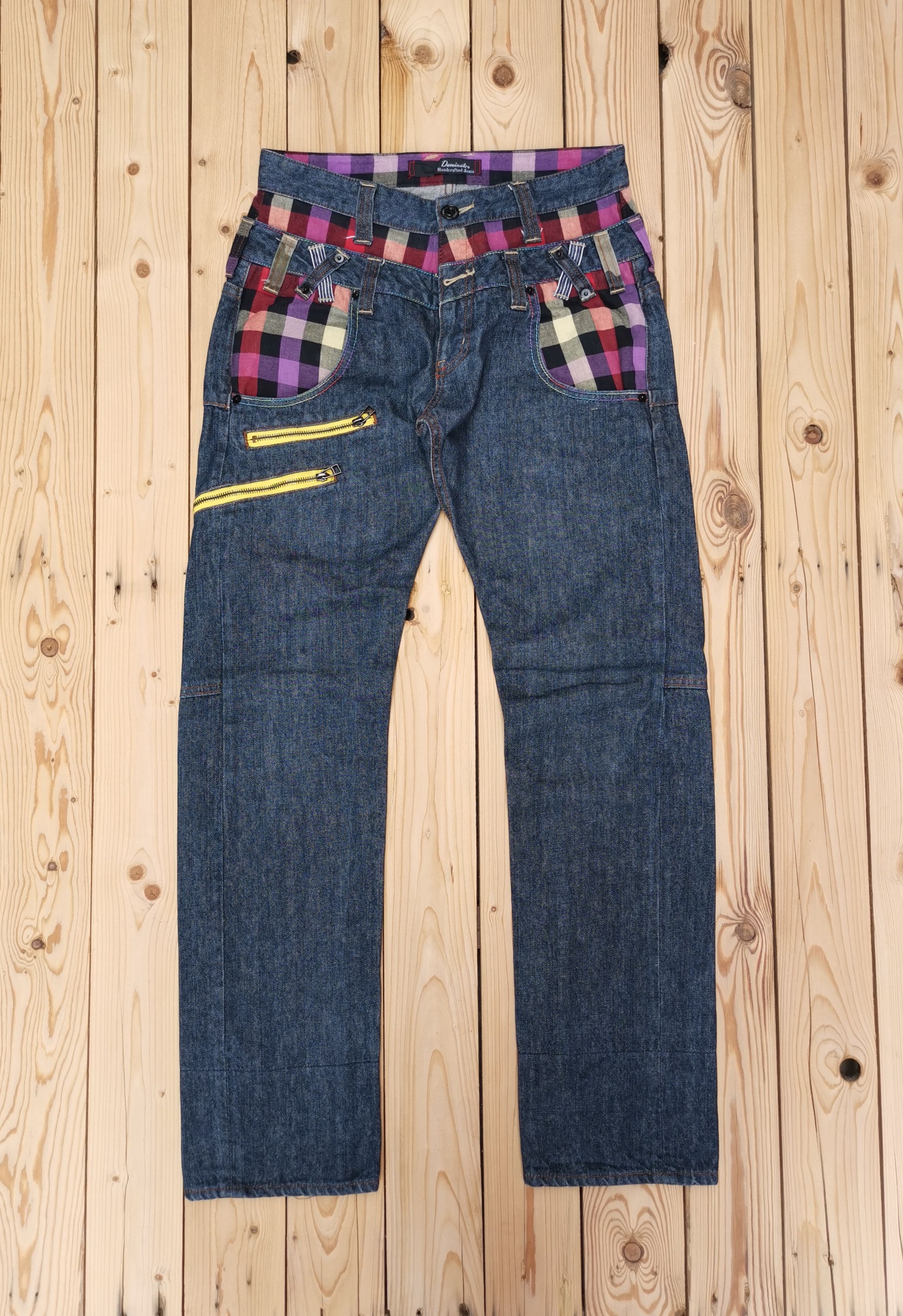 Hysteric Glamour DOMINATE HANDCRAFTED JEANS double waist punk goth ppfm style Size US 29 - 1 Thumbnail