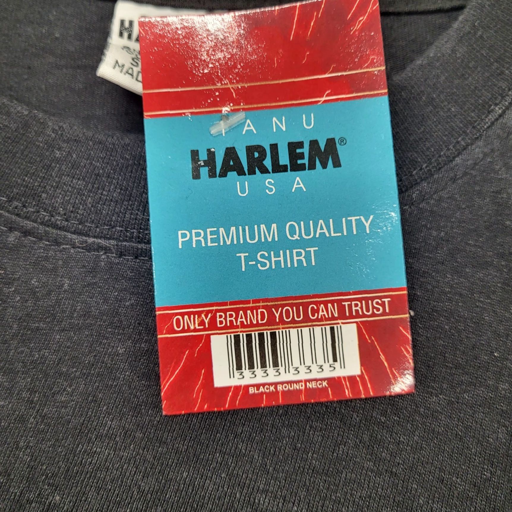 Vintage Harlem USA T-Shirt Mens 3XL Black Short Sleeve Crew Neck Casual Size US XXL / EU 58 / 5 - 5 Thumbnail