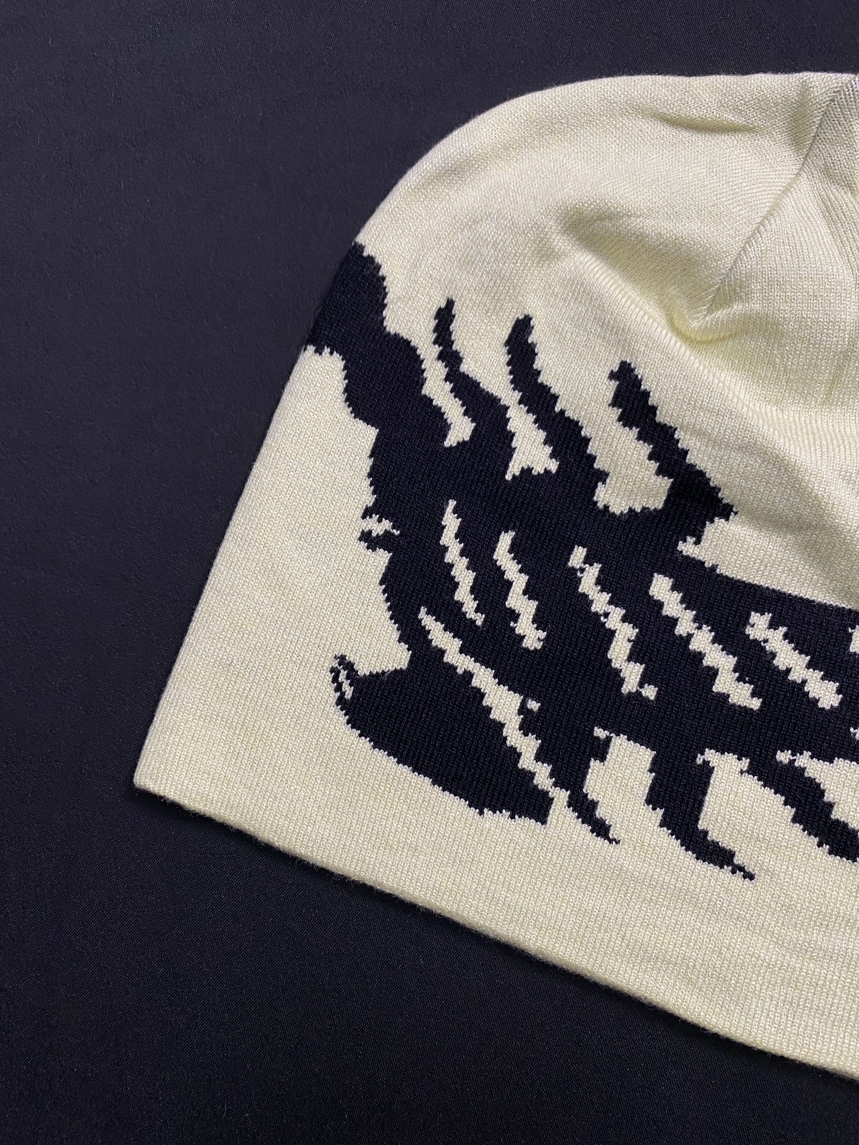 Japanese Brand Deadstock Dark Scorpion No Cuff Green Beanie Hats OS Size ONE SIZE - 2 Thumbnail
