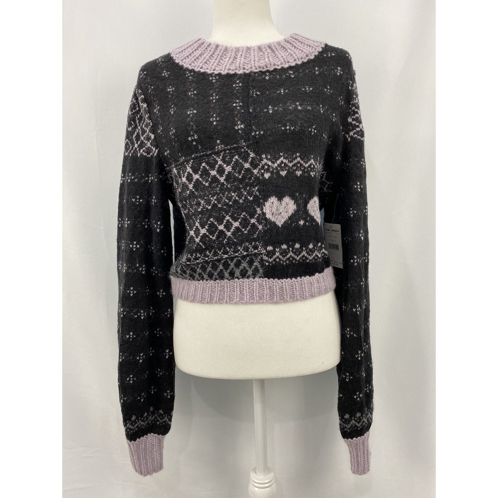 Free People Free People Snow Globe Pullover Sweater Combo Size S A1453 Size S / US 4 / IT 40 - 2 Thumbnail
