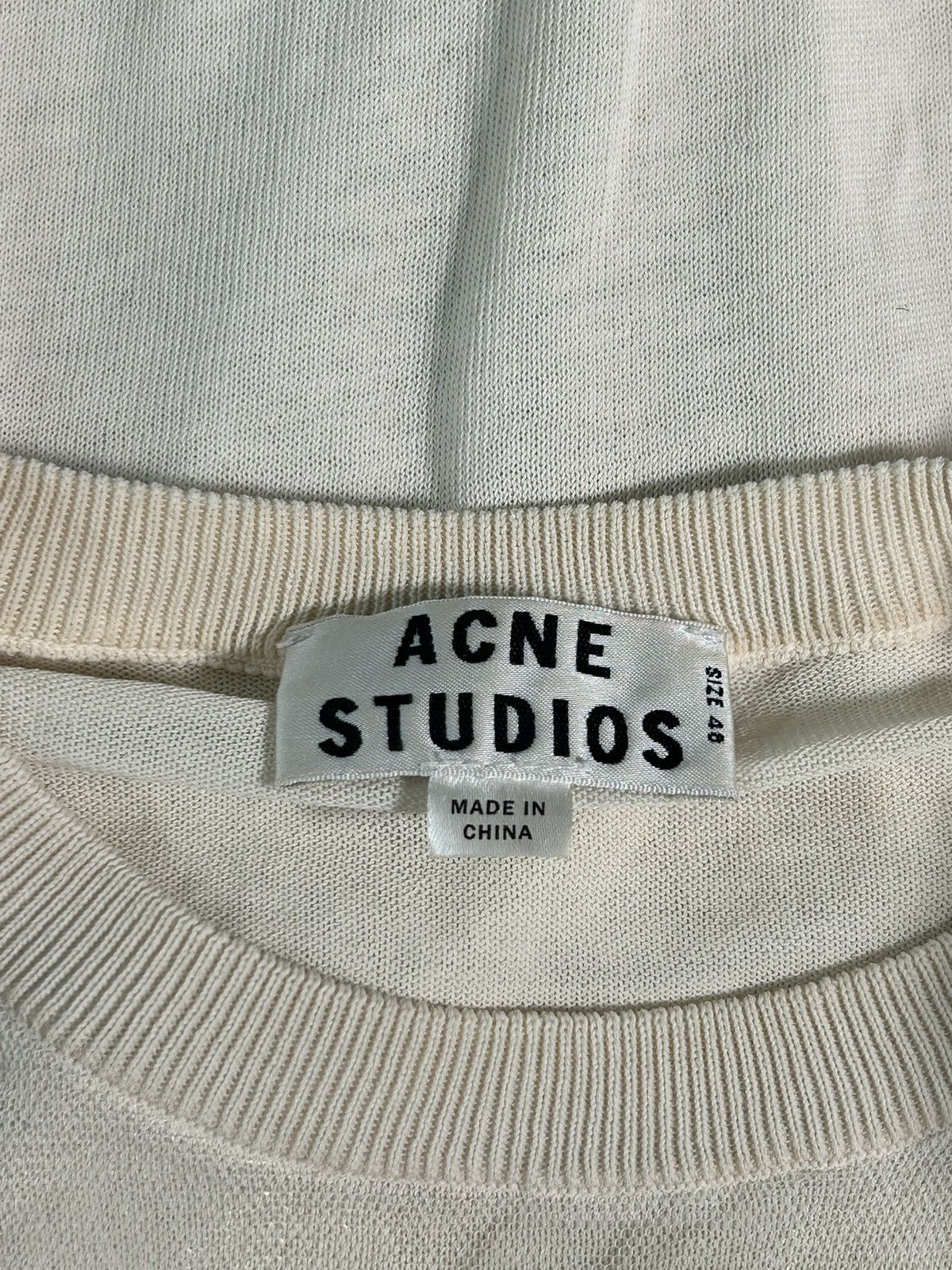 Acne Studios Mesh Net Double Layered Sweater Size US XS / EU 42 / 0 - 5 Thumbnail