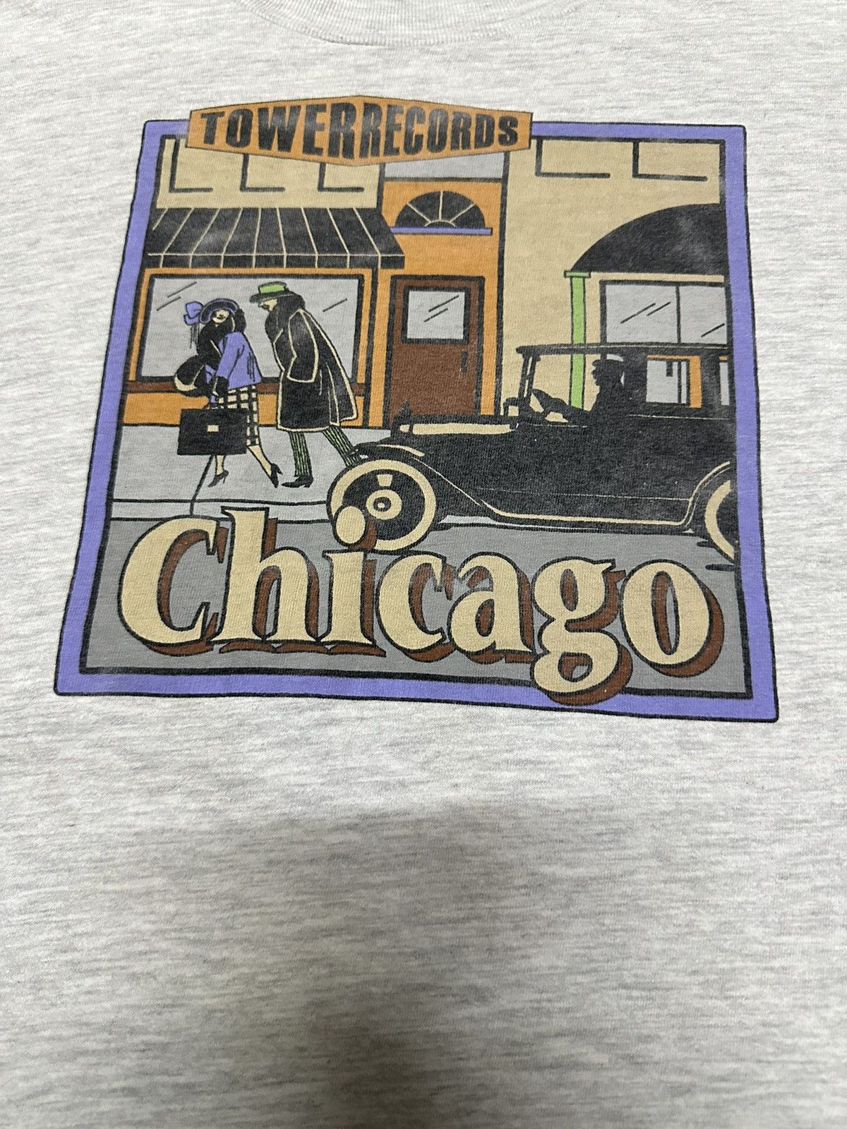 Band Tees Vtg 90s Tower Records tee Size US L / EU 52-54 / 3 - 4 Thumbnail
