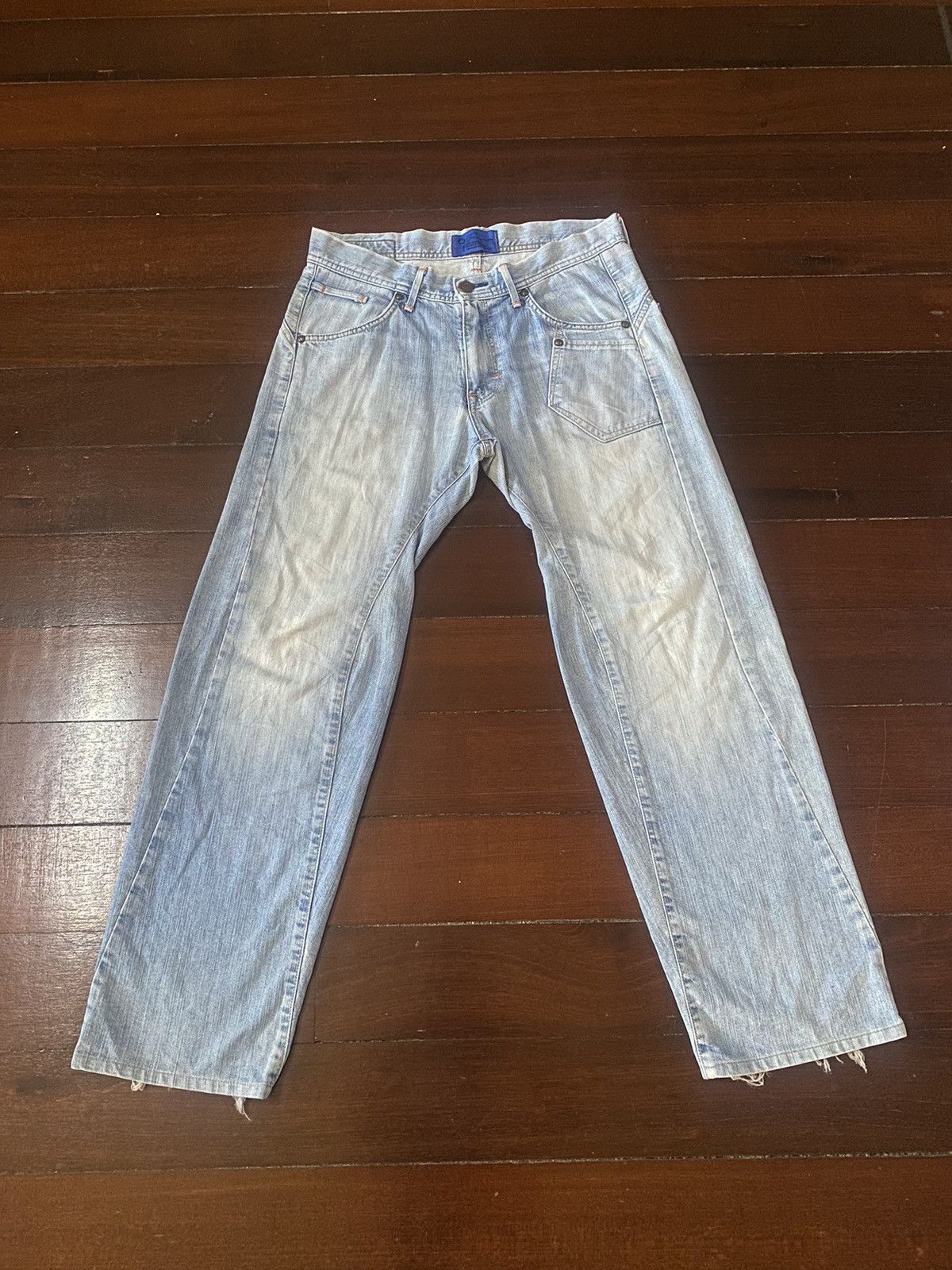 Edwin × If Six Was Nine × JNCO Wide Leg Jeans Edwin E Function Loose nice faded Y2k Size US 35 - 1 Thumbnail