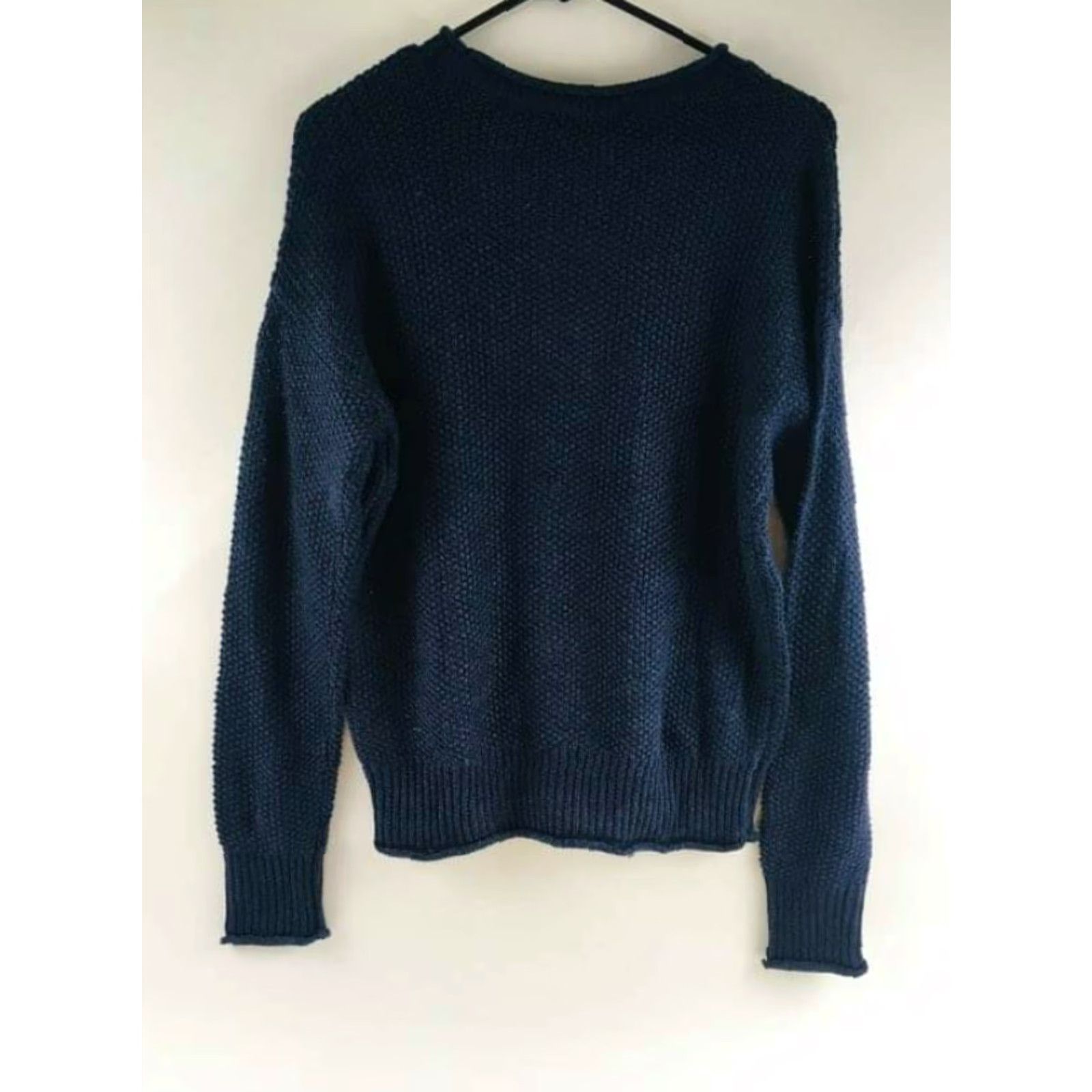 Jessica Simpson Jessica Simpson Sweater Women’s Size Small Navy Blue Round Neck Ribbed Cuff NEW Womens Size Small Navy Blue Sweater Size S / US 4 / IT 40 - 2 Thumbnail