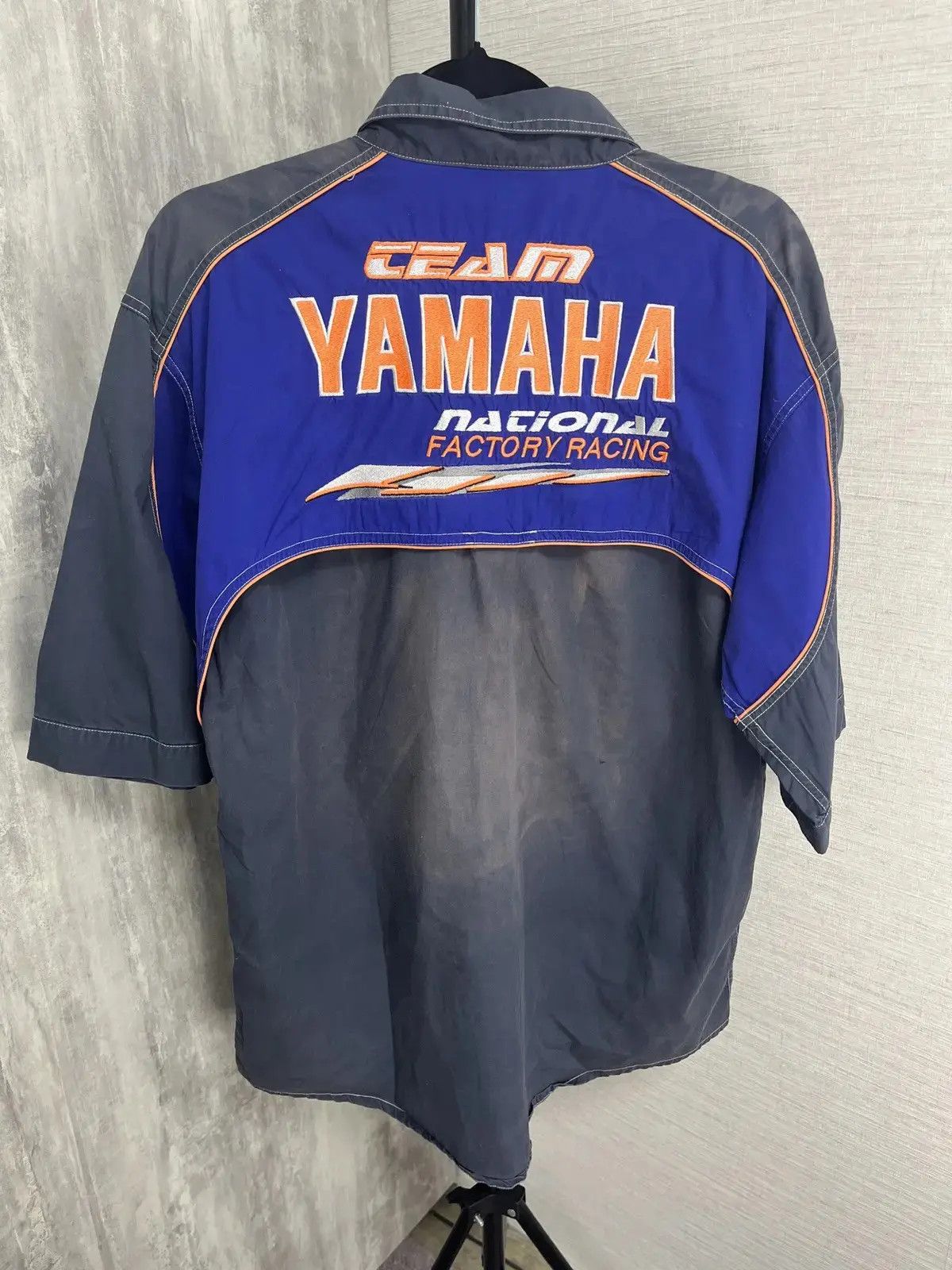 Vintage YAMAHA RACING NATIONAL FACTORY FADED VINTAGE SHIRT Size US M / EU 48-50 / 2 - 1 Thumbnail