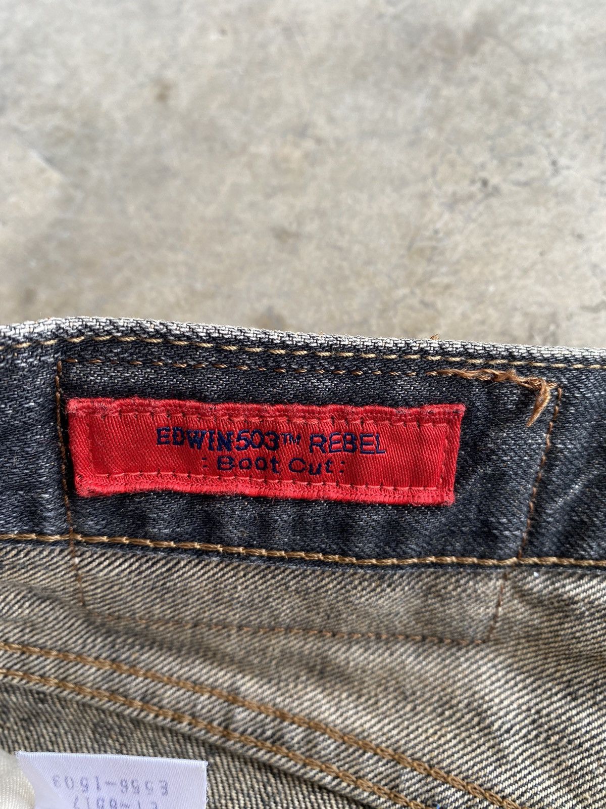 Edwin Flare Jeans Edwin 503 Rebel Boot Cut Denim Vintage Size US 31 - 12 Thumbnail