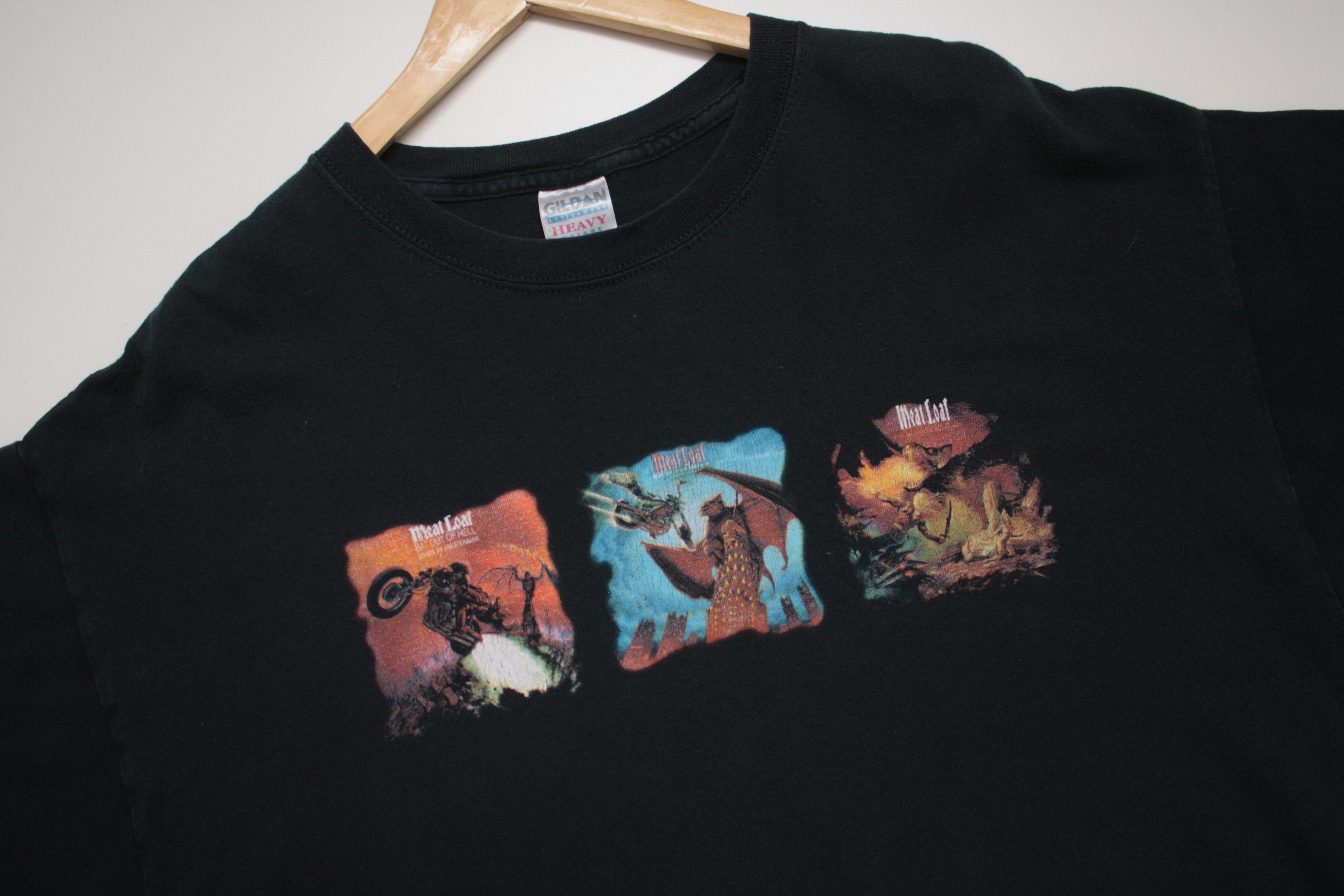 Band Tees MeatLoaf Three Bats Tour 2007 Black T-Shirt XL Size US XL / EU 56 / 4 - 1 Thumbnail