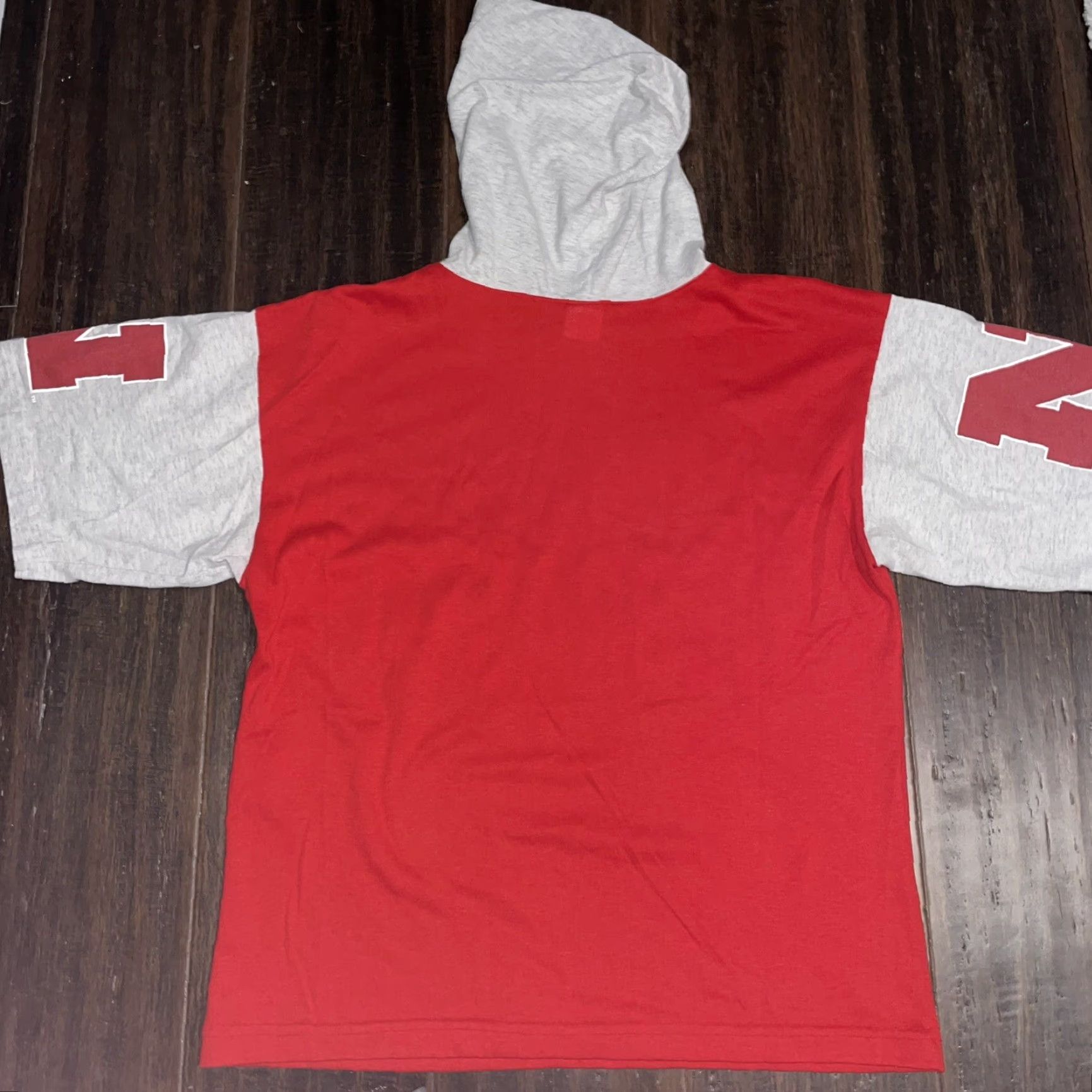 Logo 7 VINTAGE Logo 7 Nebraska Cornhuskers Hooded T-shirt Men M Red Logo 7 Graphic Size US M / EU 48-50 / 2 - 6 Thumbnail