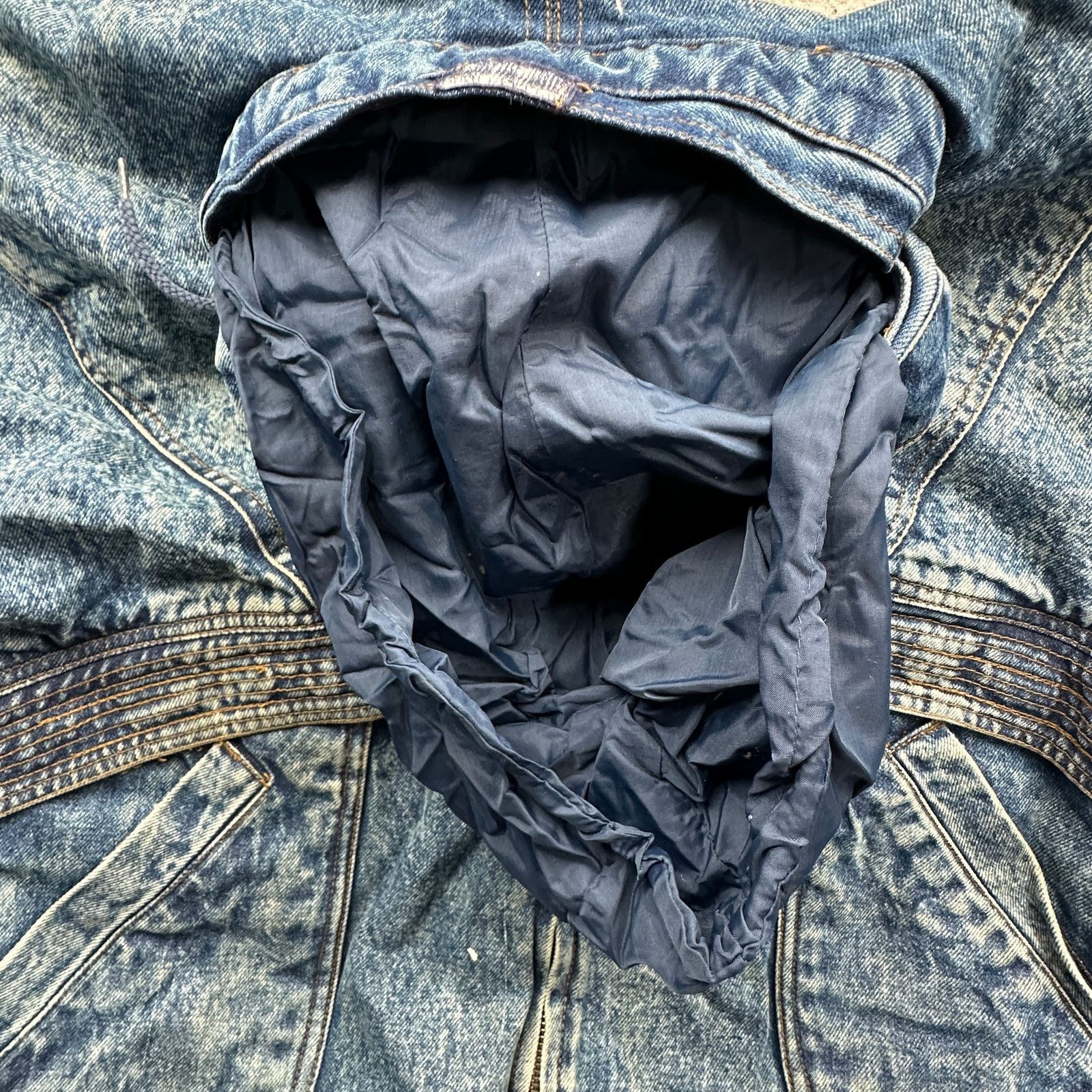 Other Vintage H Valentina Sherpa Denim Acid Wash Jacket Mens XL Size US XL / EU 56 / 4 - 9 Thumbnail