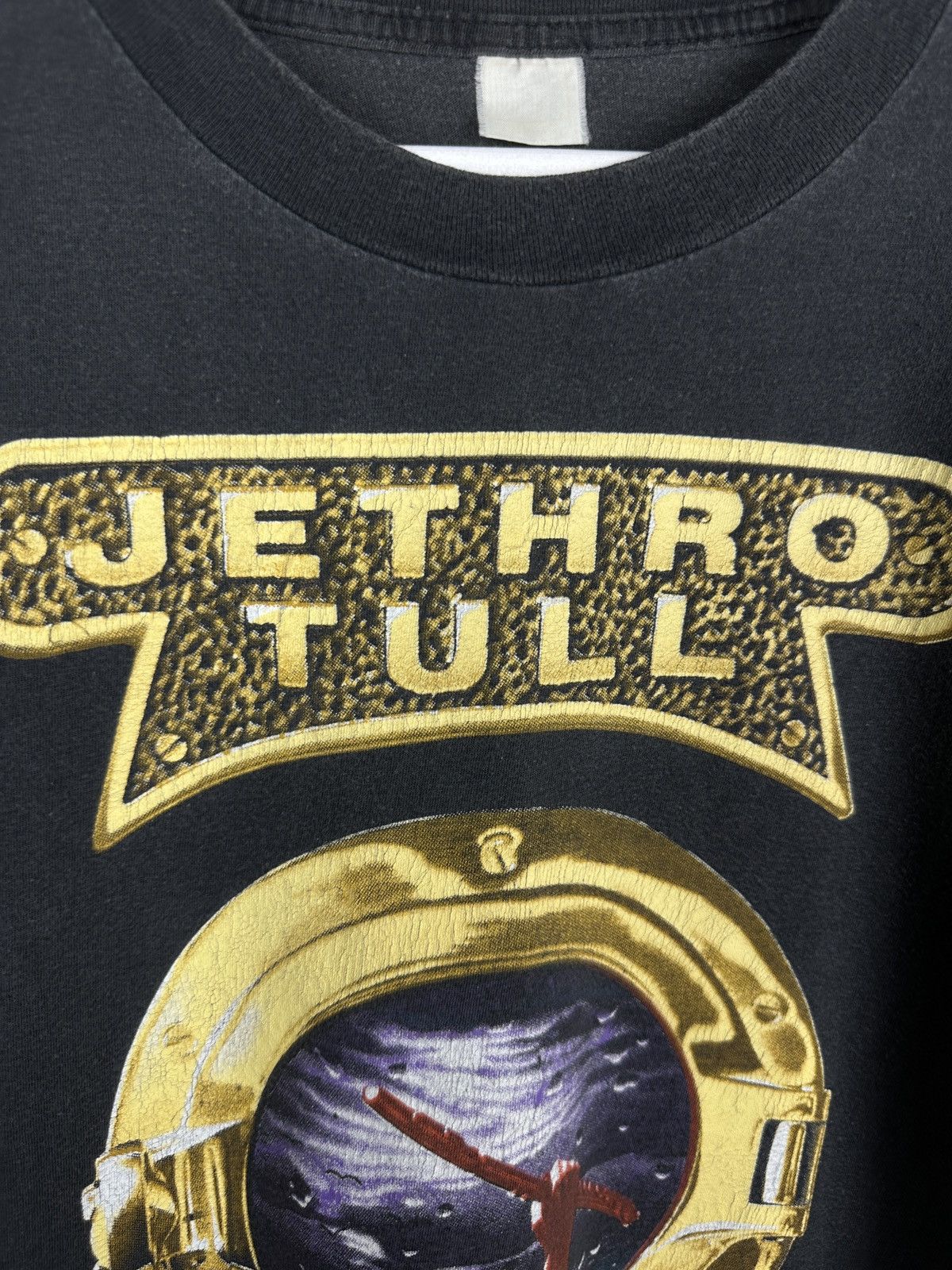 Vintage 1989 Vintage Jethro Tull Rock Island Tour Band T Shirt 90s Size US L / EU 52-54 / 3 - 5 Thumbnail