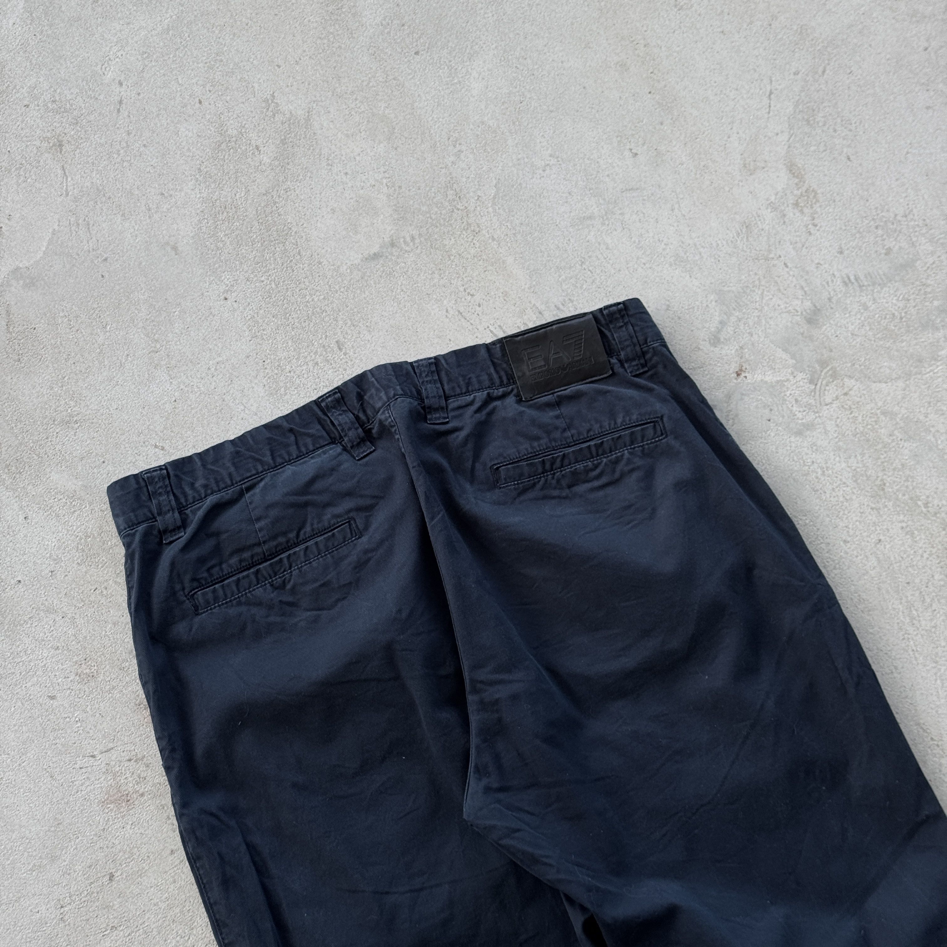 Emporio Armani EA7 Emporio Armani Cotton Casual Chino Pants Navy Blue XL Size US 36 / EU 52 - 4 Thumbnail