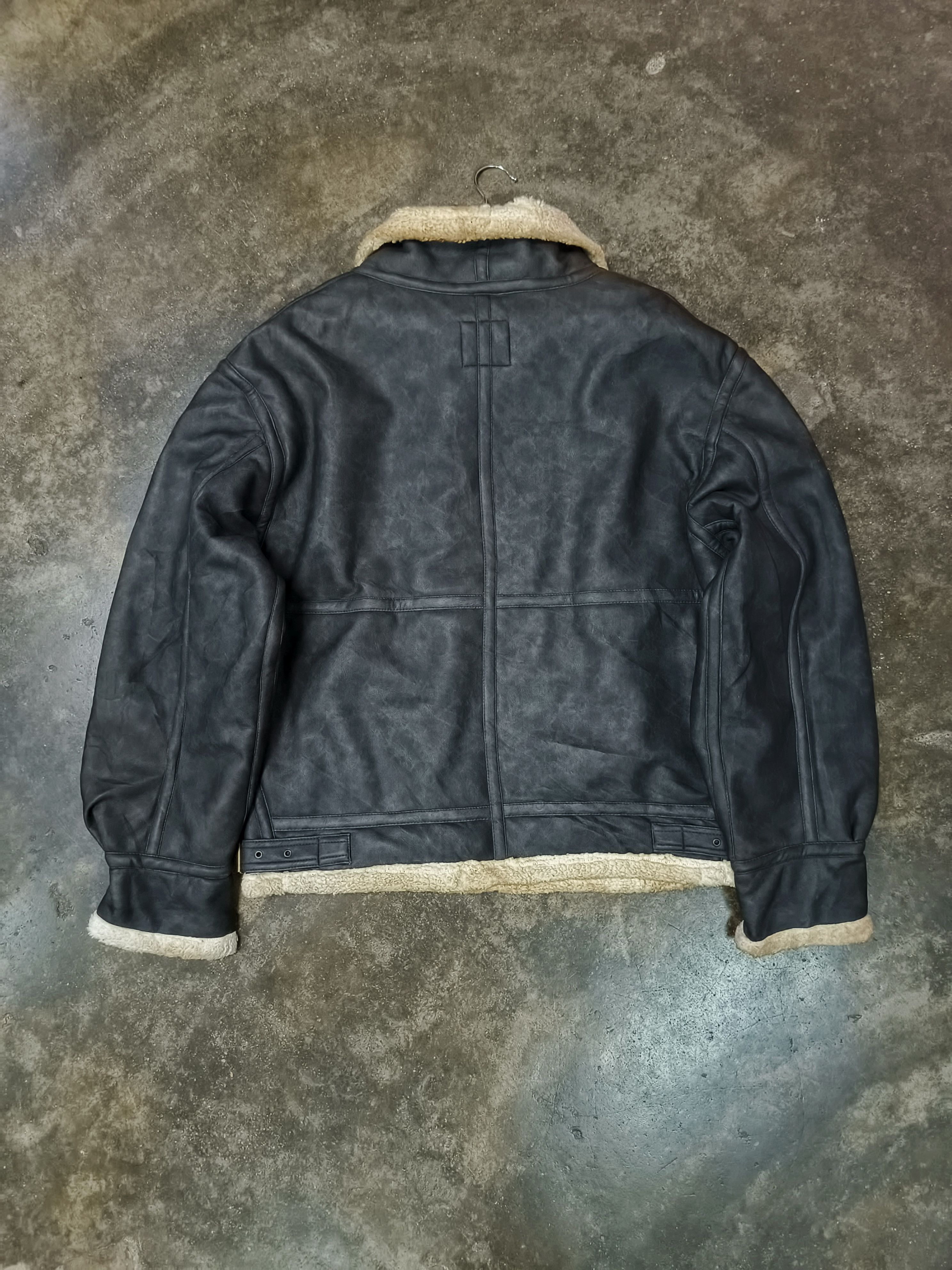 Vintage BAFFY HARDWEAR B-3 AVIATOR LEATHER JACKET Size US L / EU 52-54 / 3 - 7 Thumbnail
