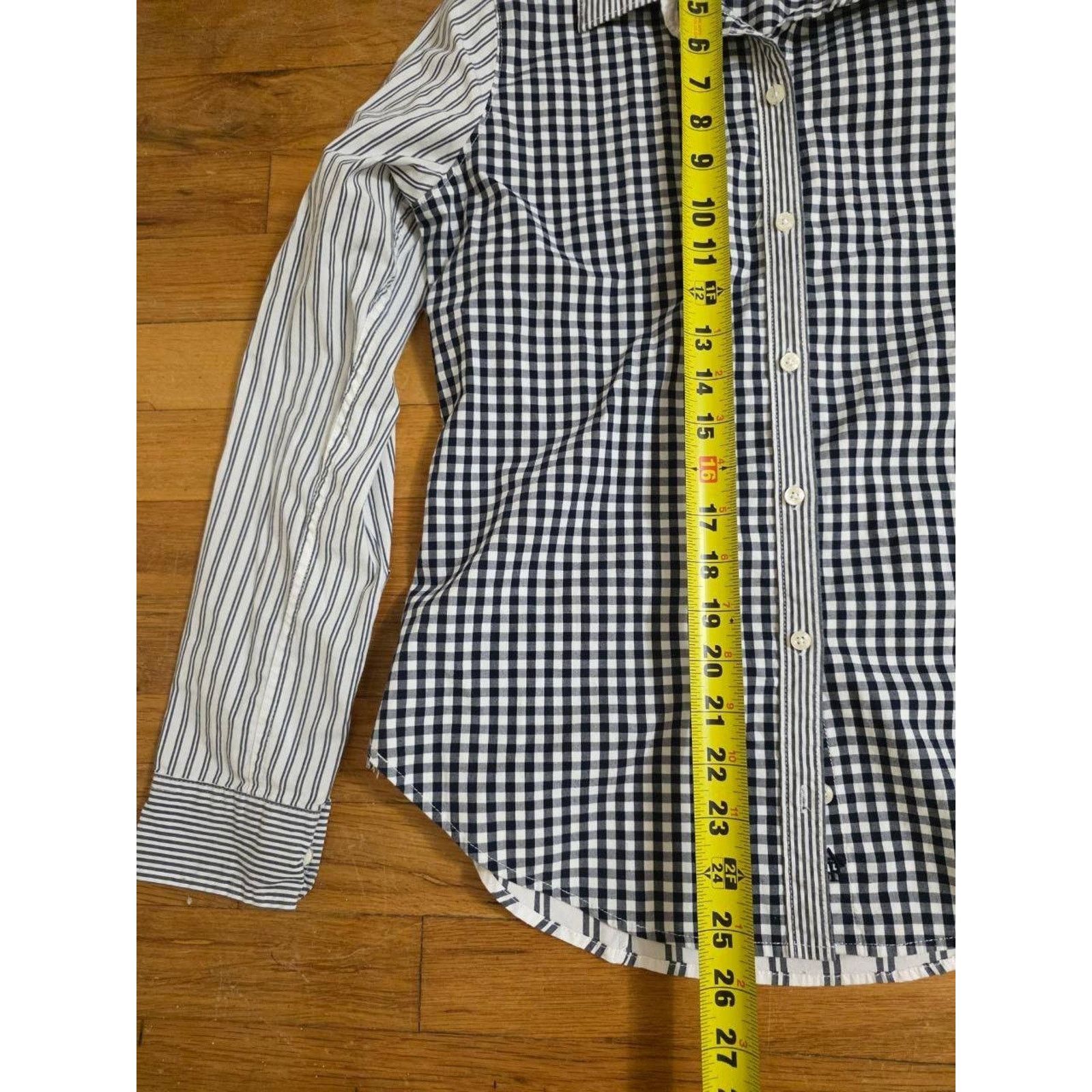 Abercrombie & Fitch Abercrombie Gingham Striped Long sleeve S A001122 Size S / US 4 / IT 40 - 2 Thumbnail