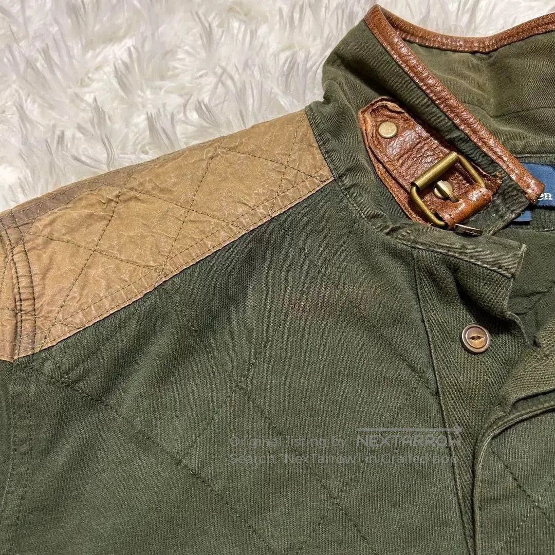 RRL Ralph Lauren Ralph Lauren Vintage Moto Long Sleeve Shirt. Size US XL / EU 56 / 4 - 8 Thumbnail