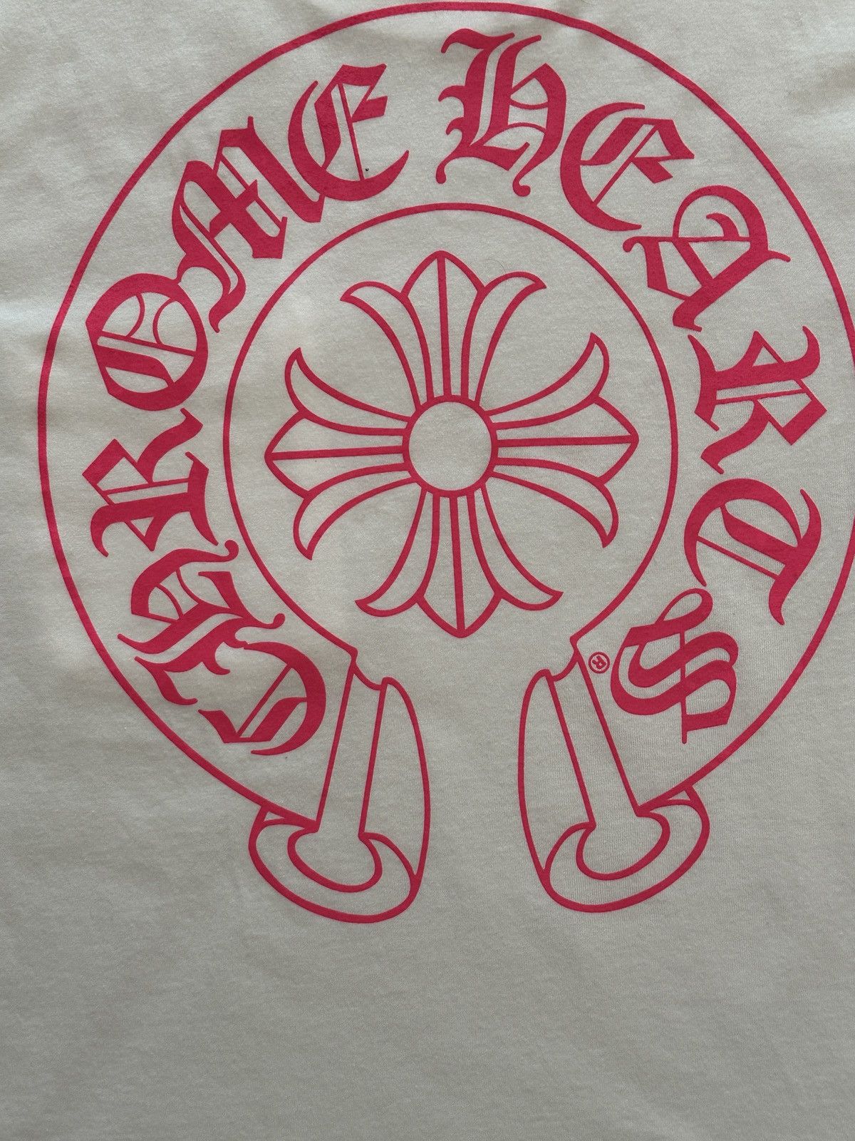 Chrome Hearts Pink Horseshoe Tee Shirt