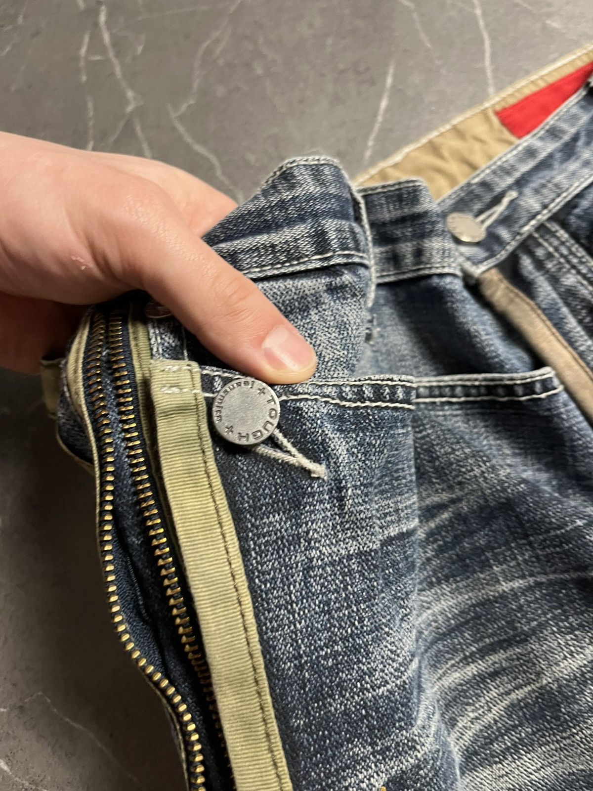 Kapital Tough Jeansmith Japenese streetwear jeans vintage 2000’s Size US 31 - 13 Thumbnail