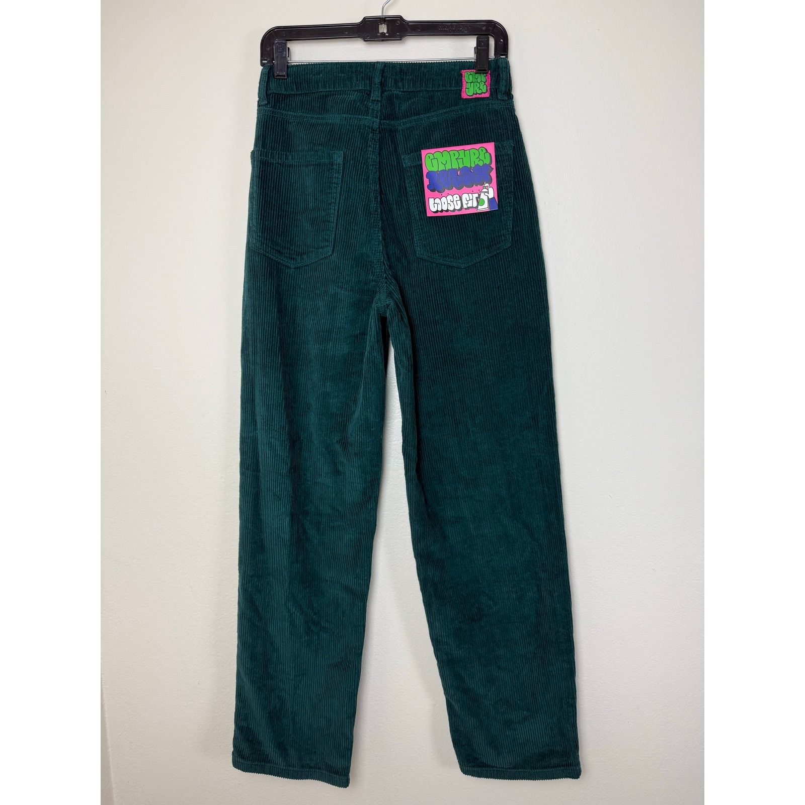 Empyre Empyre Tori Ponderosa Corduroy Skate Pants - Green, Size 4 Size 27" / US 4 / IT 40 - 10 Thumbnail