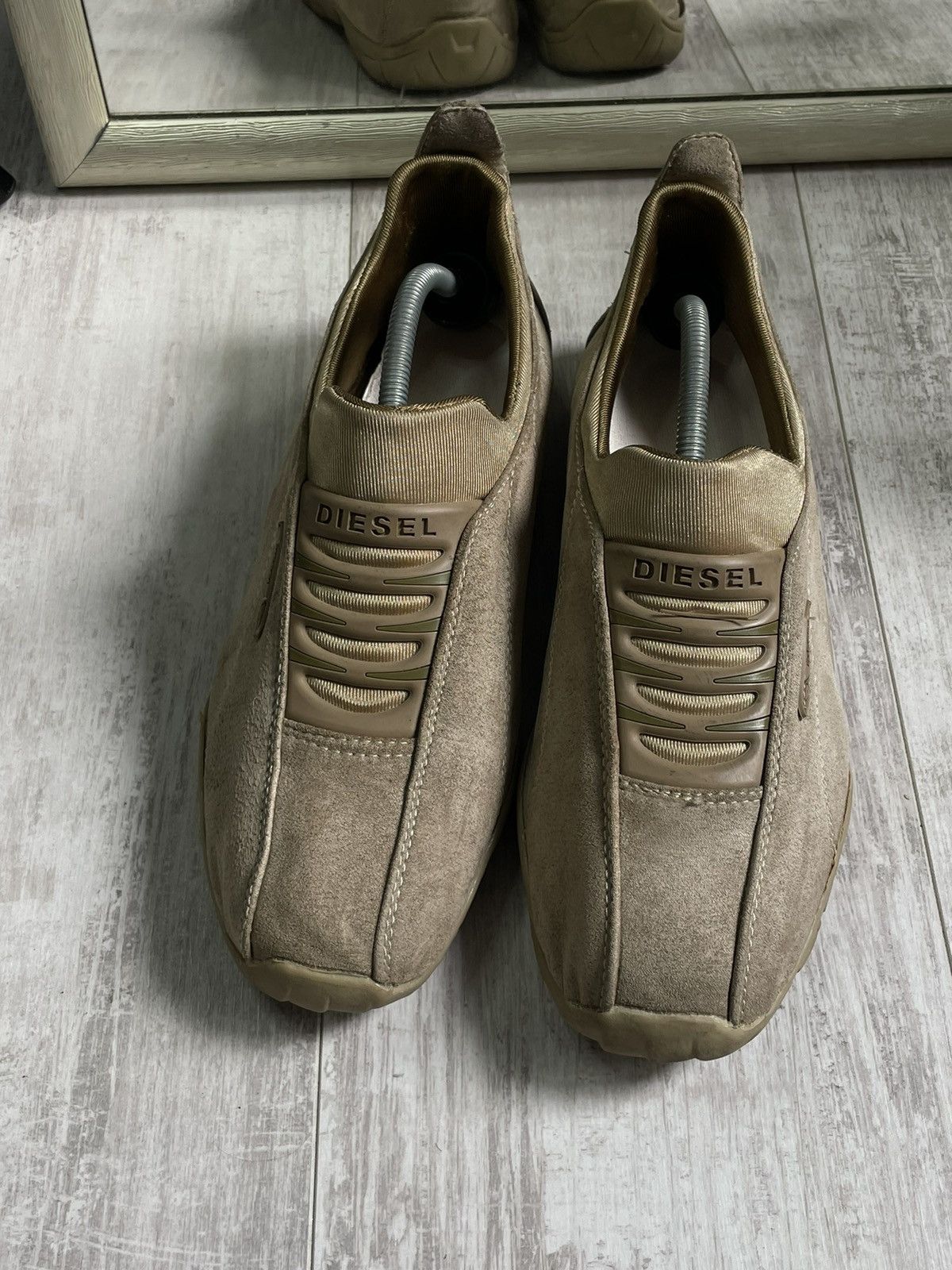 Diesel Vintage Diesel 00’s Archive Sneakers Y2K Beige RARE Size US 8.5 / EU 41-42 - 2 Thumbnail