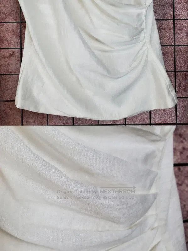 Dior Dior Summer White Linen Blend Short Sleeve Top . Size L / US 10 / IT 46 - 7 Thumbnail