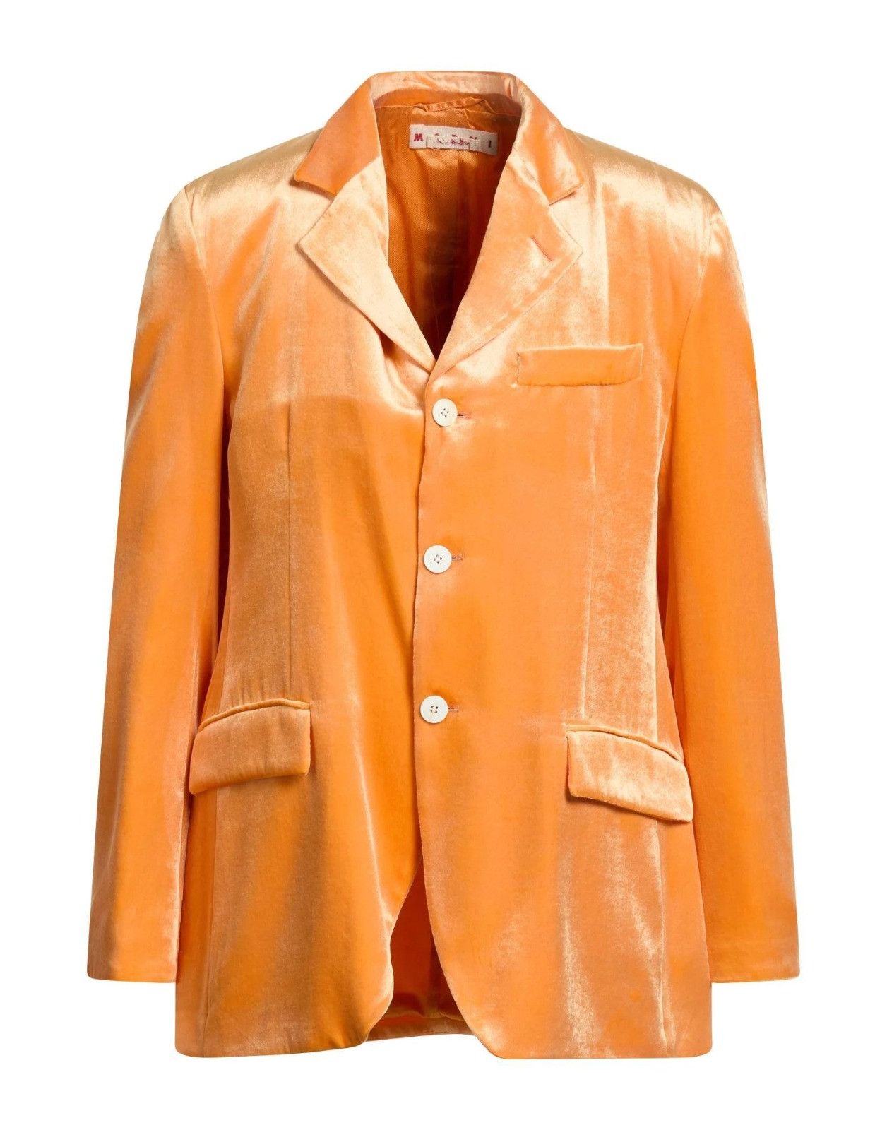 Marni o1tko10426 Velvet Blazer Jacket in Orange Size US M / EU 48-50 / 2 - 1 Preview